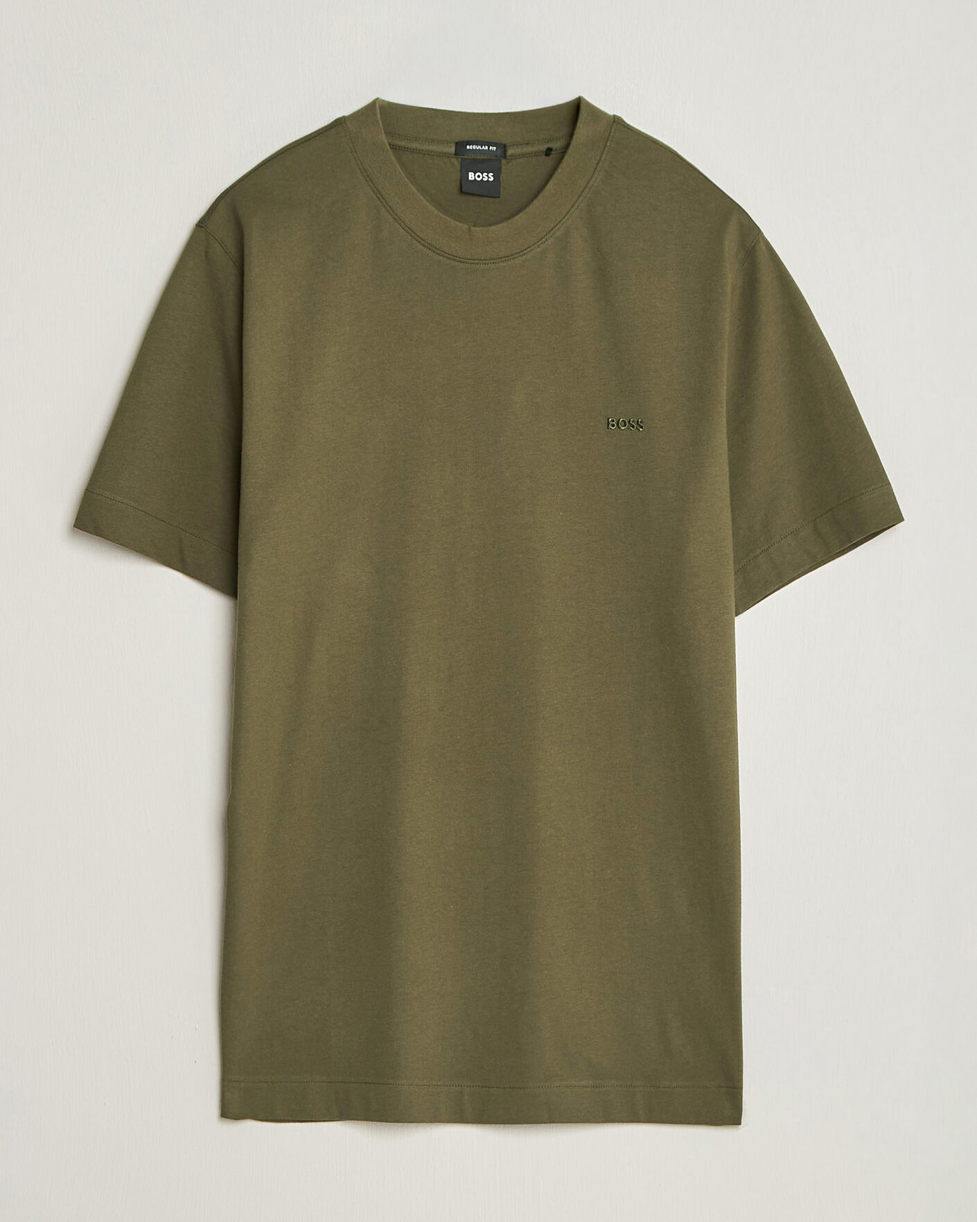 Herren | T-Shirts | BOSS BLACK | Thompson Crew Neck T-Shirt Open Green