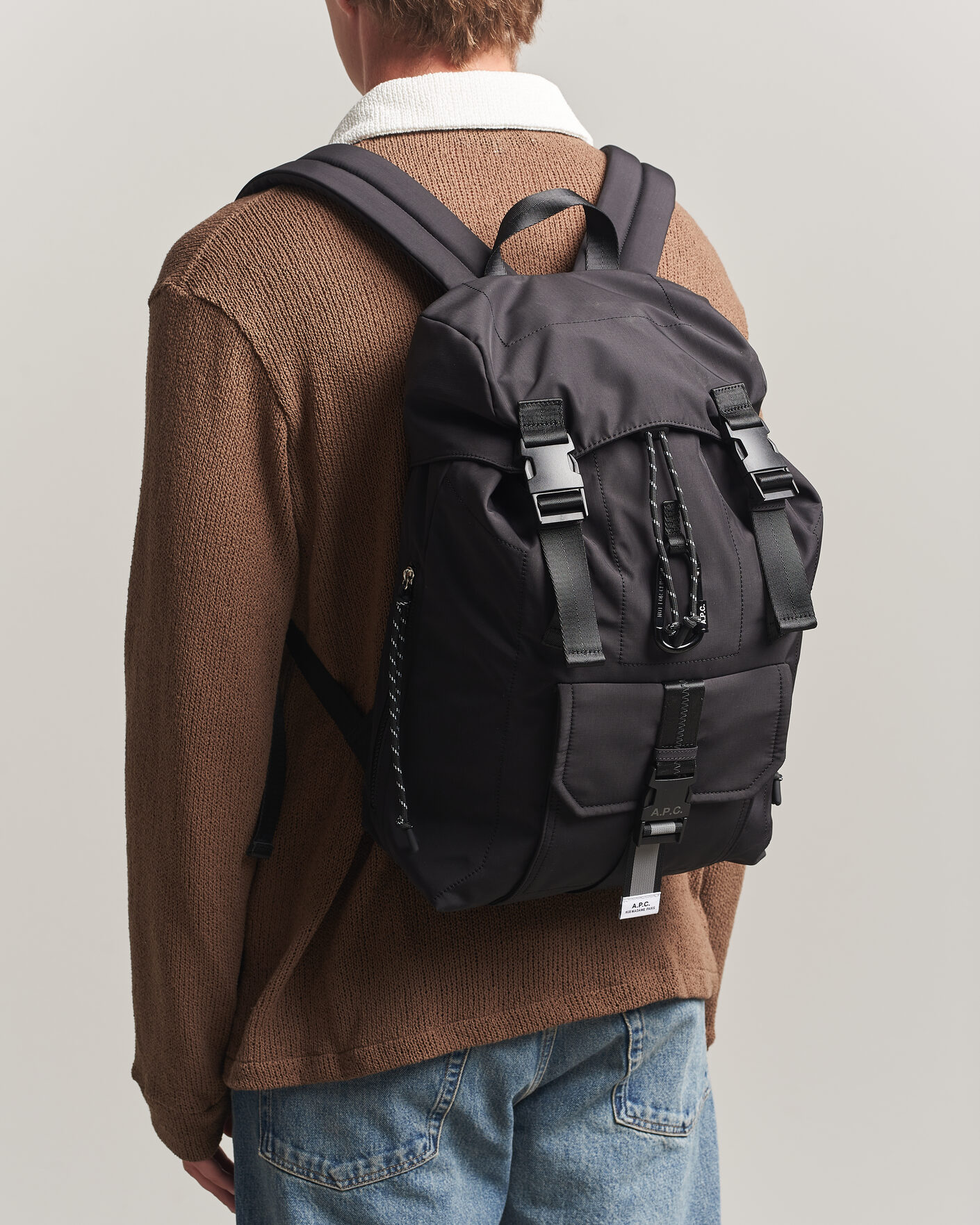 Herren | Taschen | A.P.C. | Trek Backpack Black