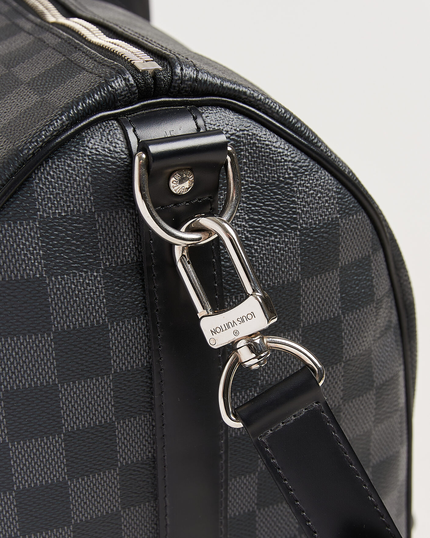 Herren | Pre-Owned & Vintage Bags | Louis Vuitton Pre-Owned | Keepall Bandouliére 45 Damier Graphite