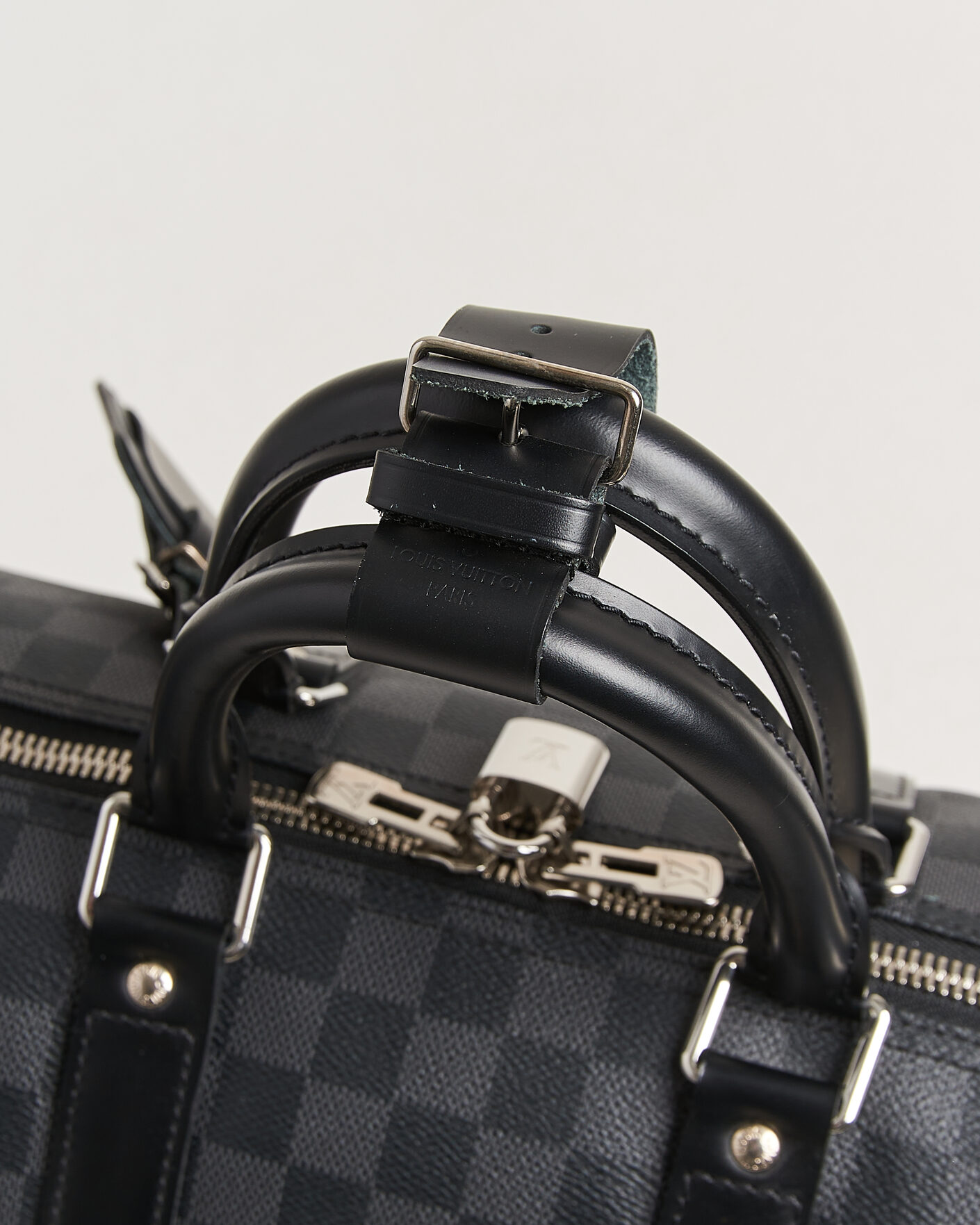 Herren | Pre-Owned & Vintage Bags | Louis Vuitton Pre-Owned | Keepall Bandouliére 45 Damier Graphite