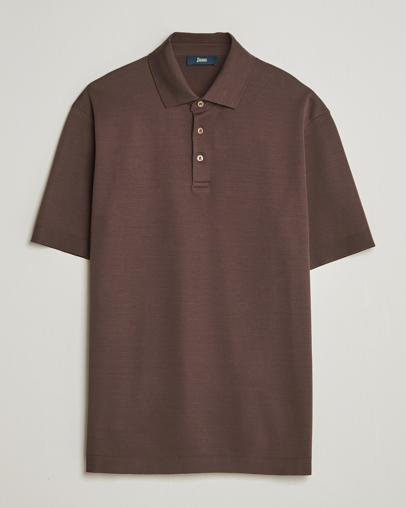 Herren | Poloshirts | Herno | Micro Piquet Polo Brown