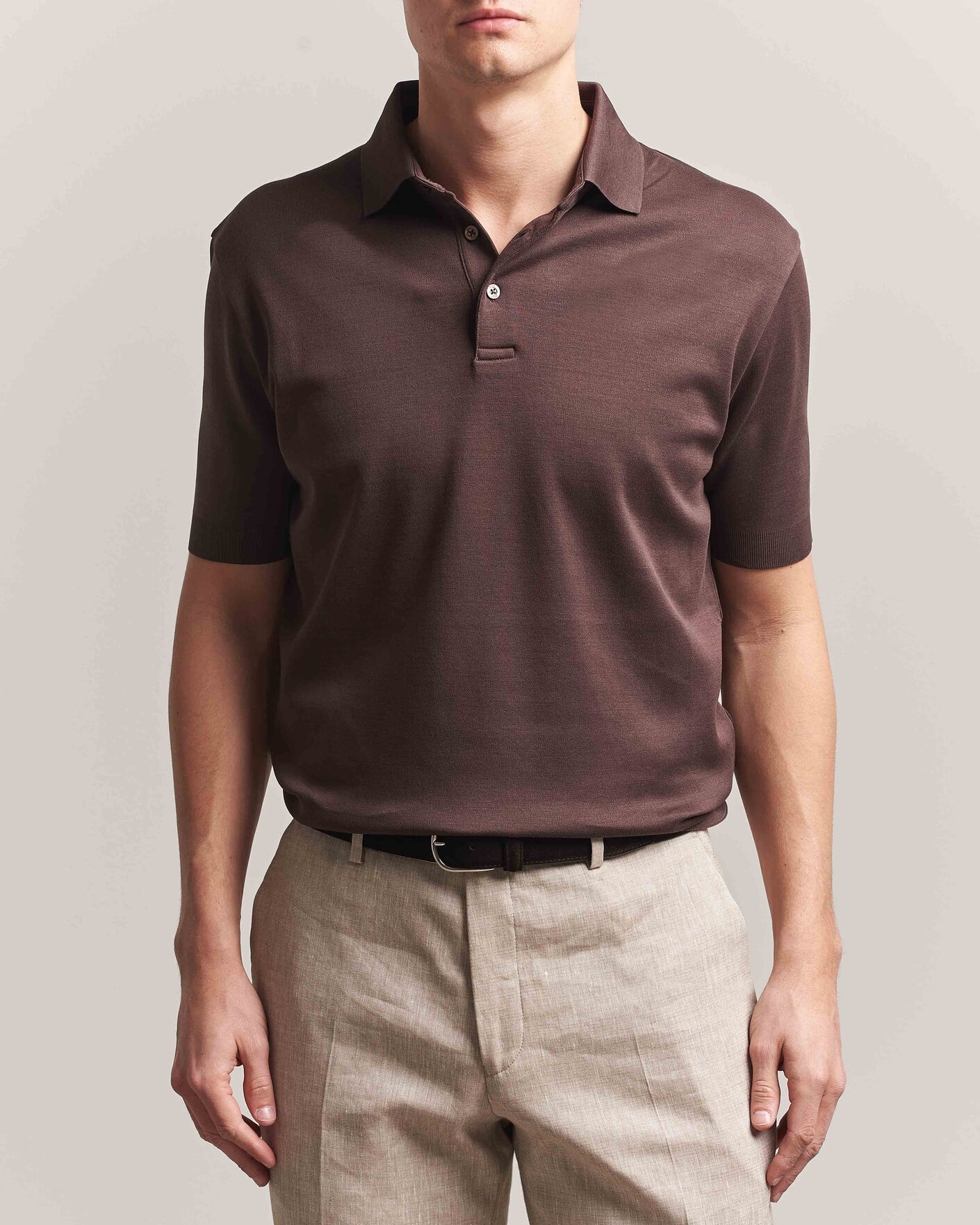 Herren | Poloshirts | Herno | Micro Piquet Polo Brown