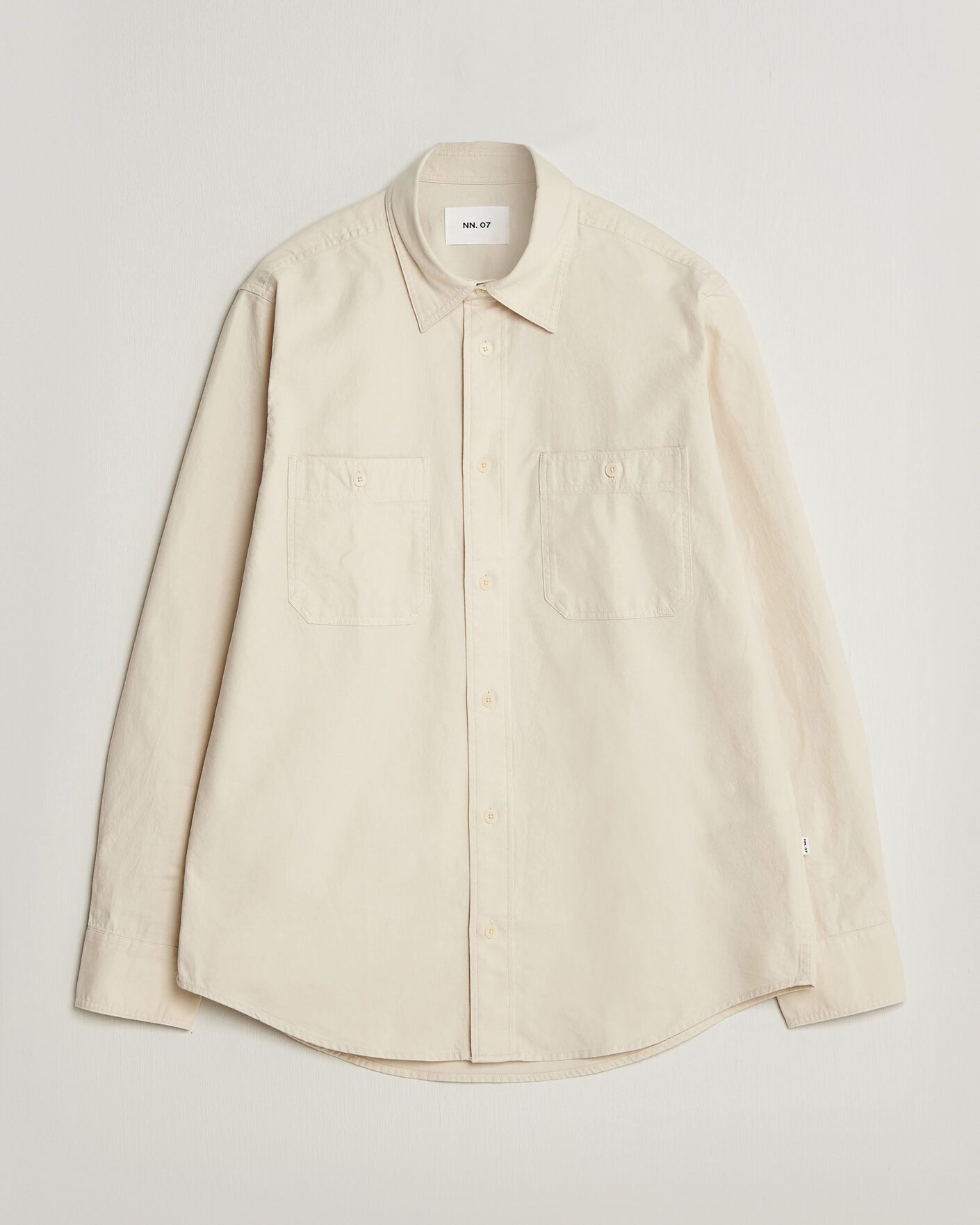 Herren | Hemden | NN07 | Colby Twill Overshirt Ivory