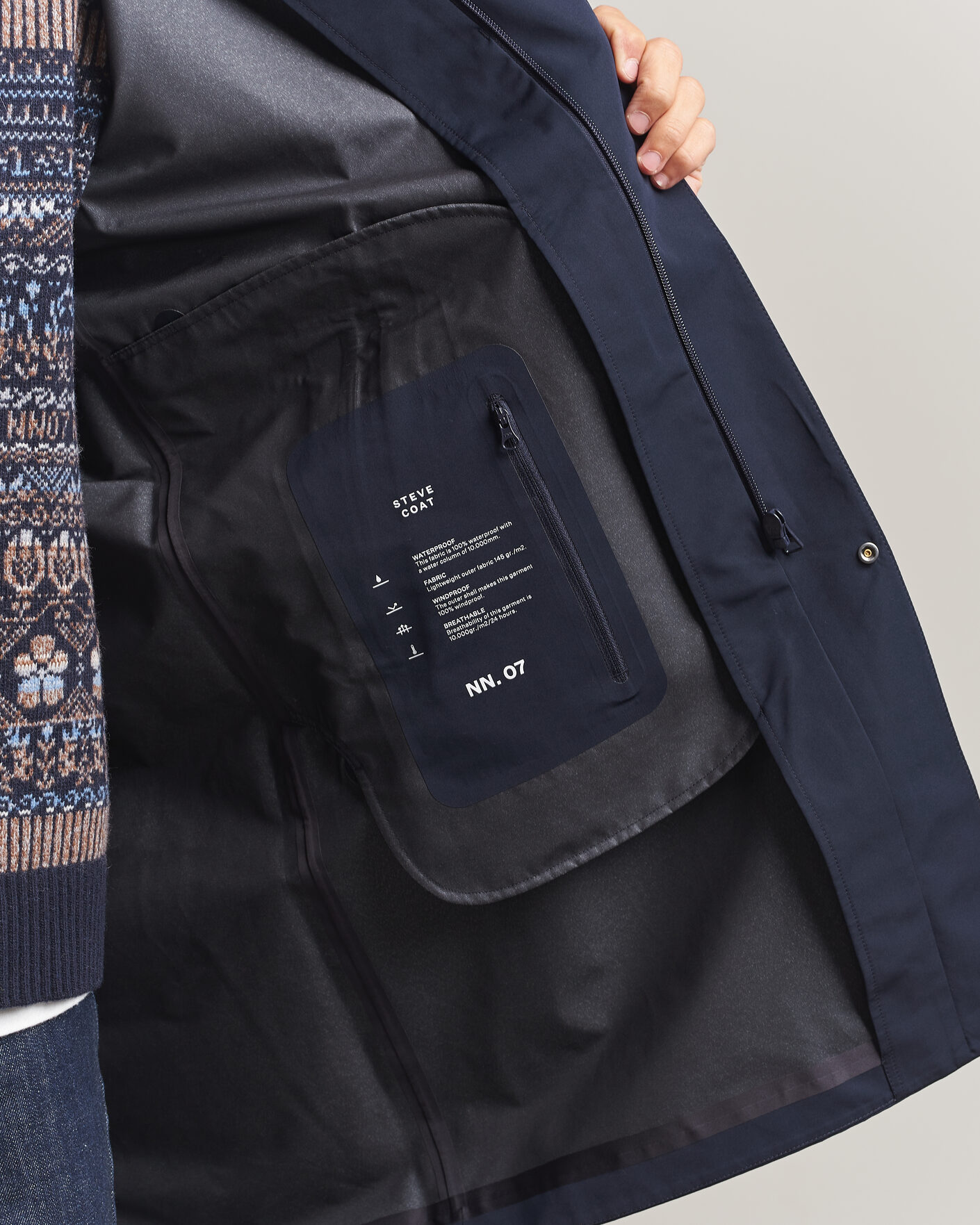 Herren | Jacken | NN07 | Steve Technical Coat Deep Navy