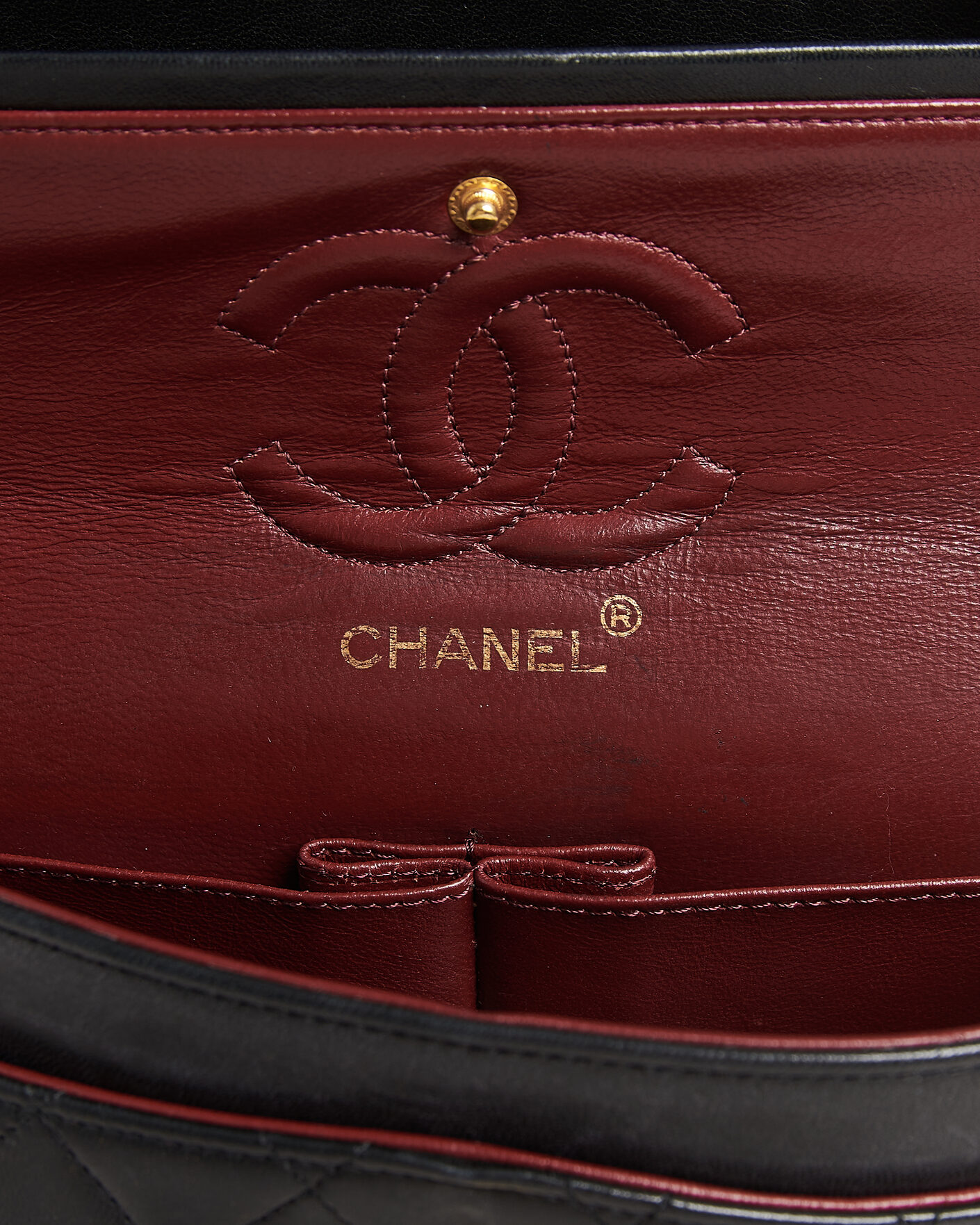 Herren | Chanel Pre-Owned Classic Small Double Flap Bag Black | Chanel Pre-Owned | Classic Small Double Flap Bag Black