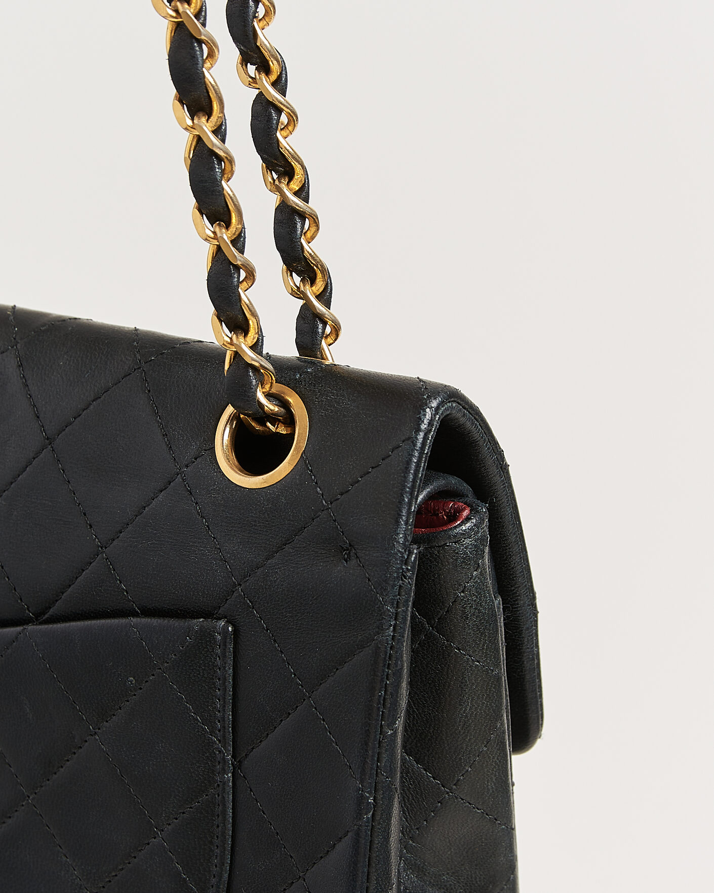 Herren | Chanel Pre-Owned Classic Small Double Flap Bag Black | Chanel Pre-Owned | Classic Small Double Flap Bag Black