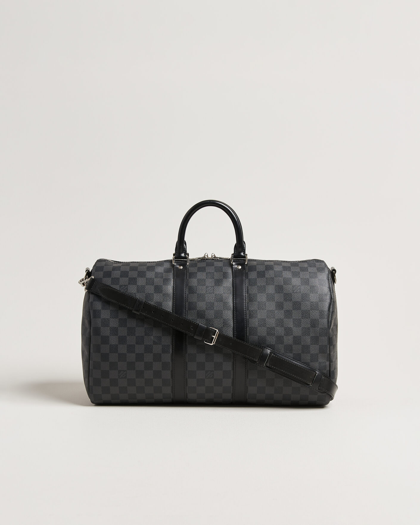 Herren | Pre-Owned & Vintage Bags | Louis Vuitton Pre-Owned | Keepall 45 Bandouliére Damier Graphite