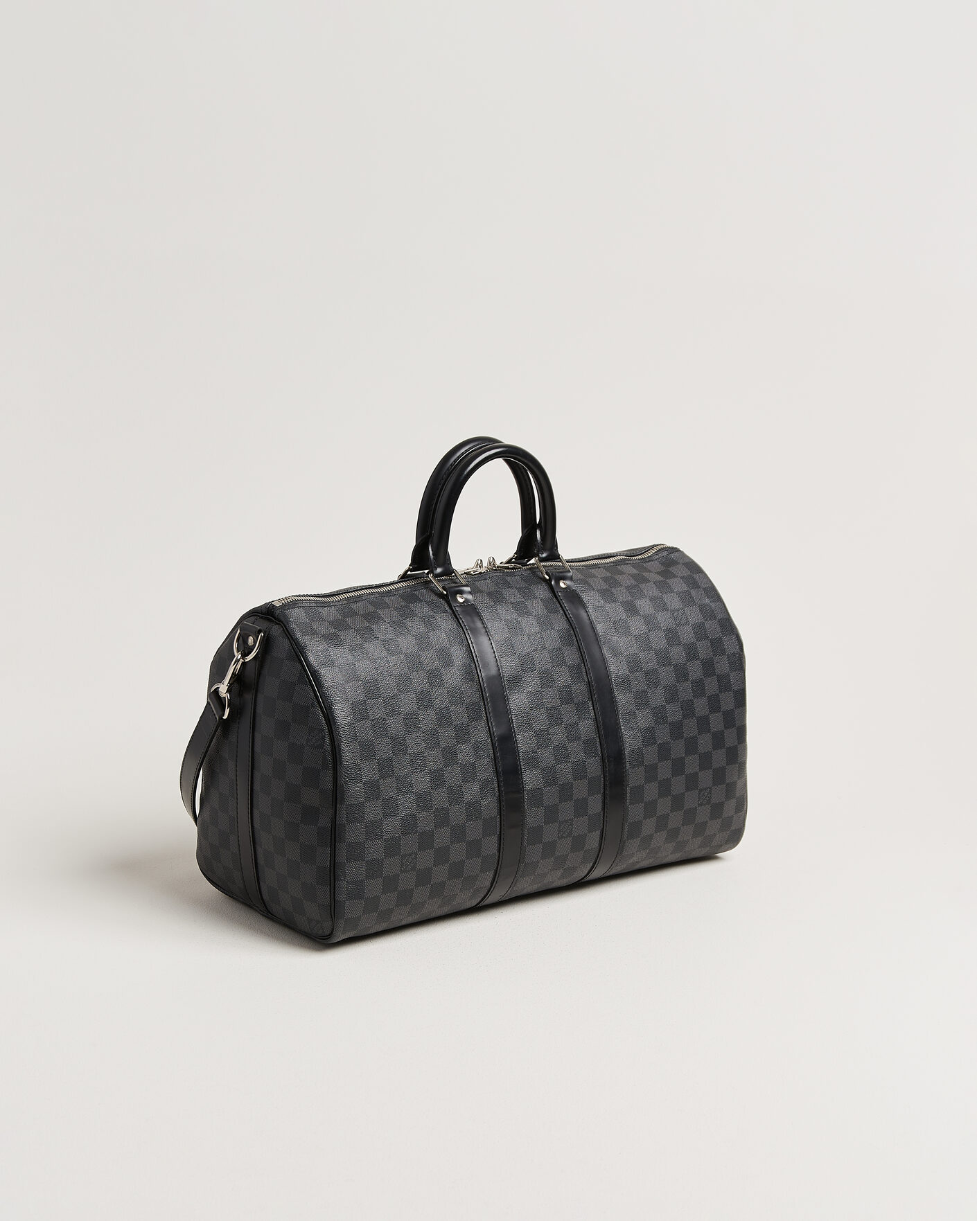 Herren | Pre-Owned & Vintage Bags | Louis Vuitton Pre-Owned | Keepall 45 Bandouliére Damier Graphite