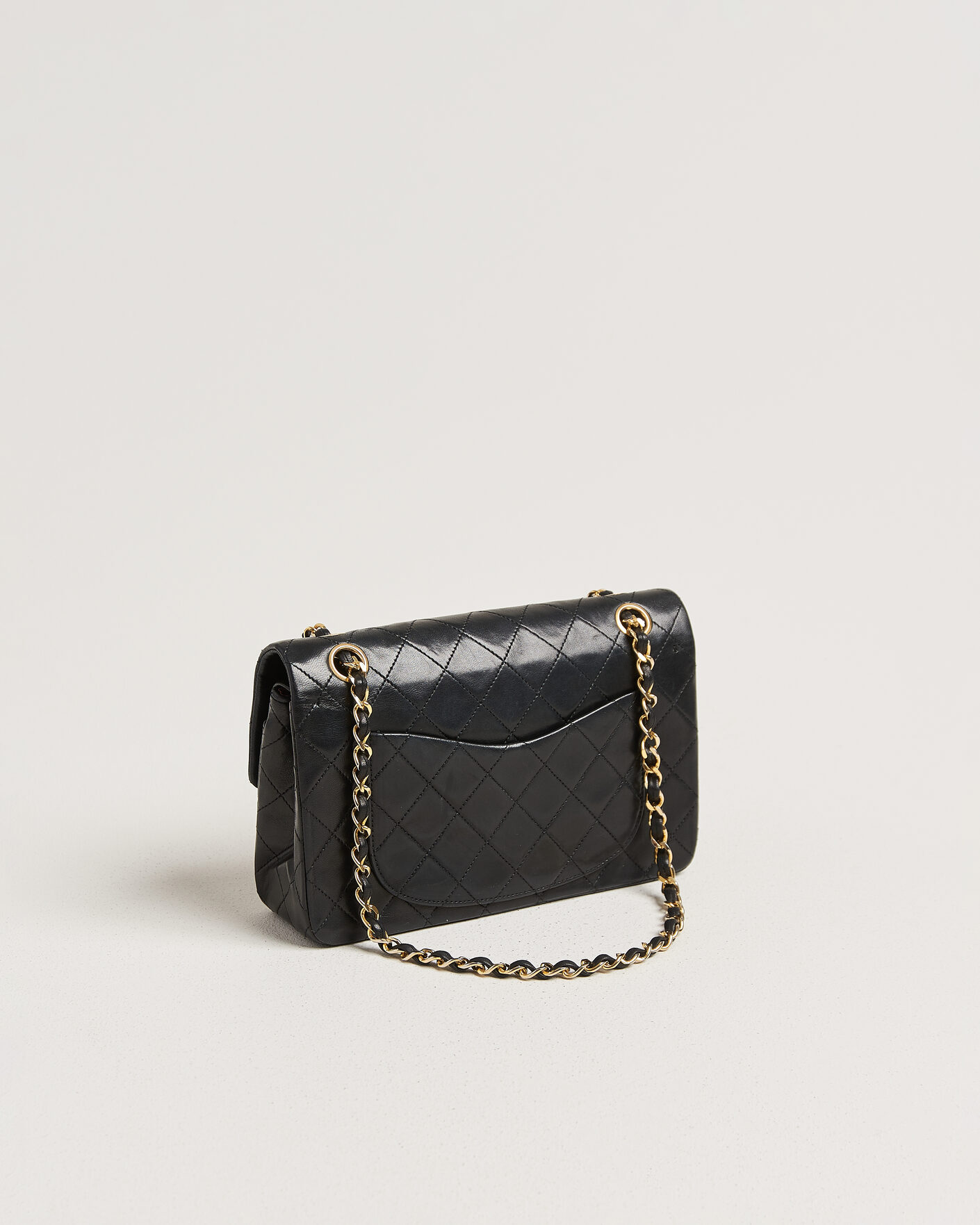 Herren | Pre-Owned & Vintage Bags | Chanel Pre-Owned | Classic Small Double Flap Bag Black