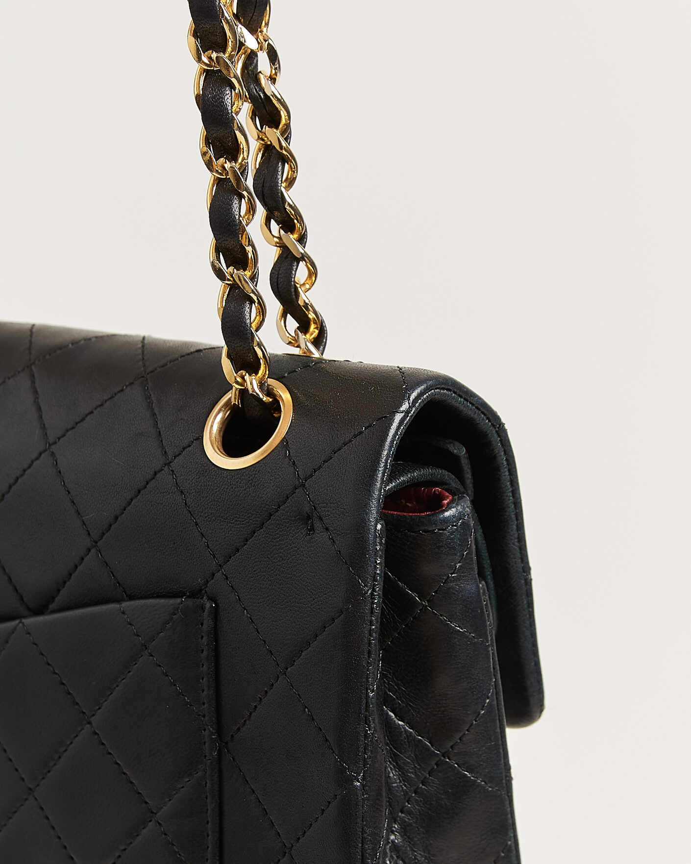 Herren | Chanel Pre-Owned Classic Small Double Flap Bag Black | Chanel Pre-Owned | Classic Small Double Flap Bag Black