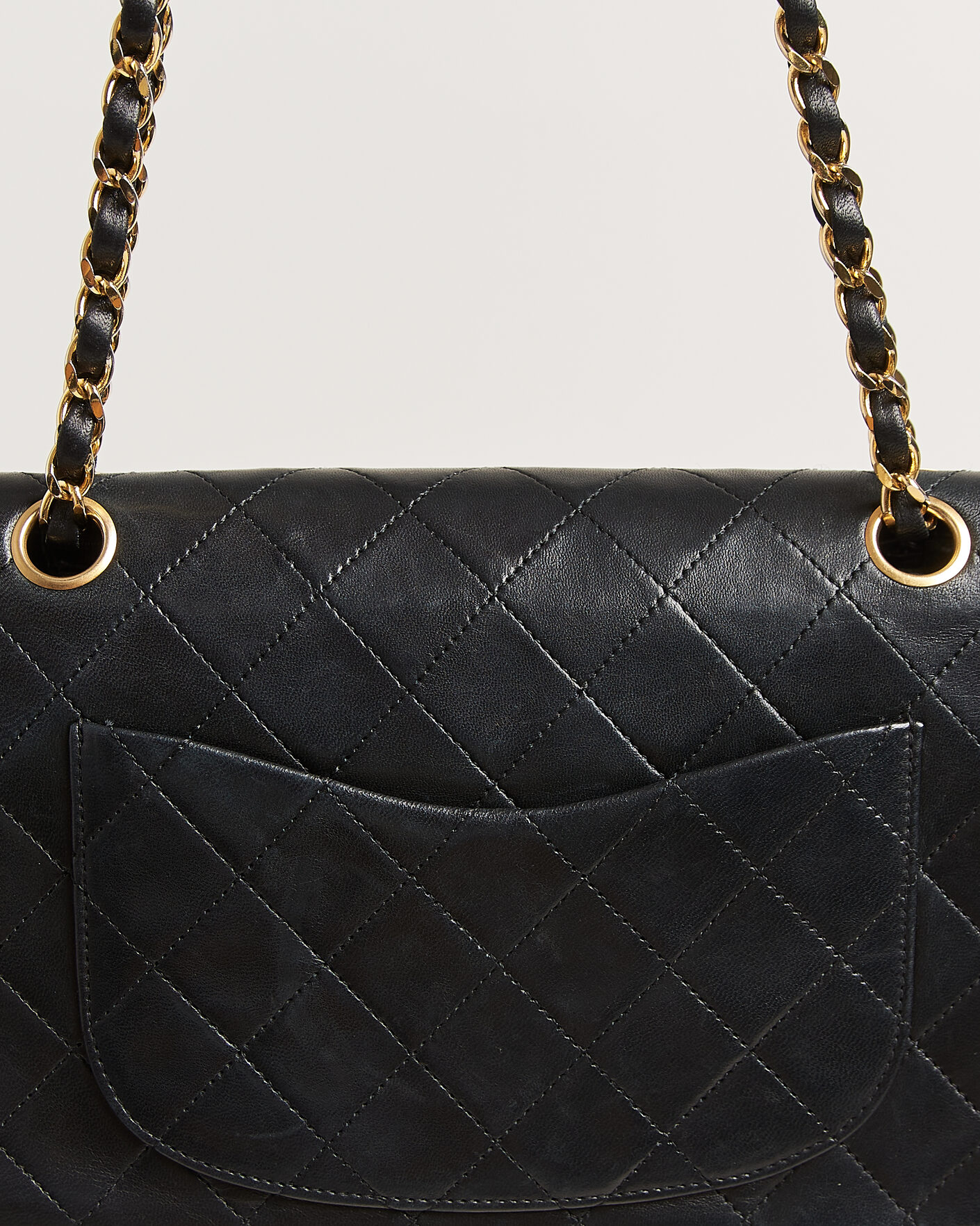 Herren | Pre-Owned & Vintage Bags | Chanel Pre-Owned | Classic Small Double Flap Bag Black