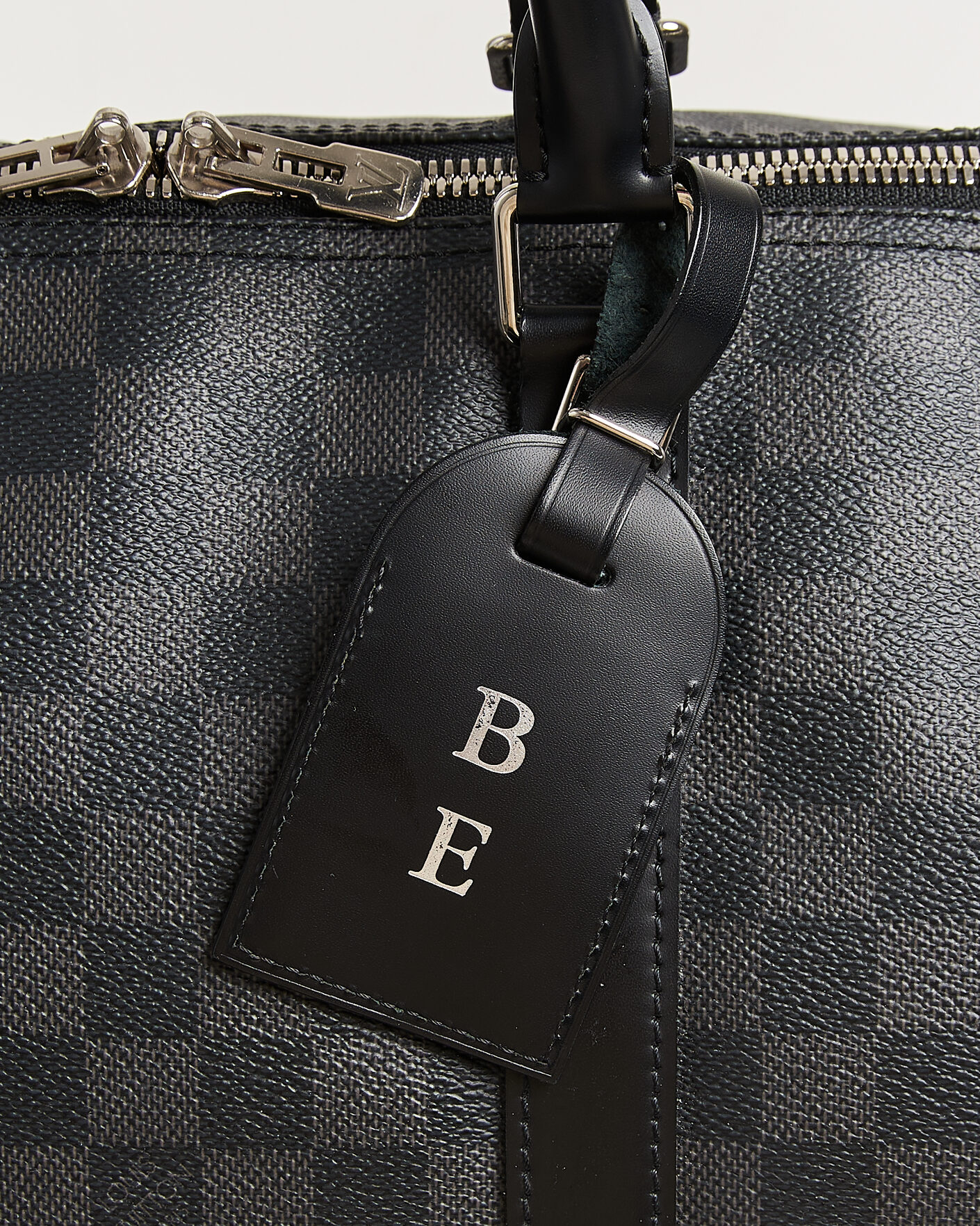 Herren | Pre-Owned & Vintage Bags | Louis Vuitton Pre-Owned | Keepall 55 Bandouliére Damier Graphite