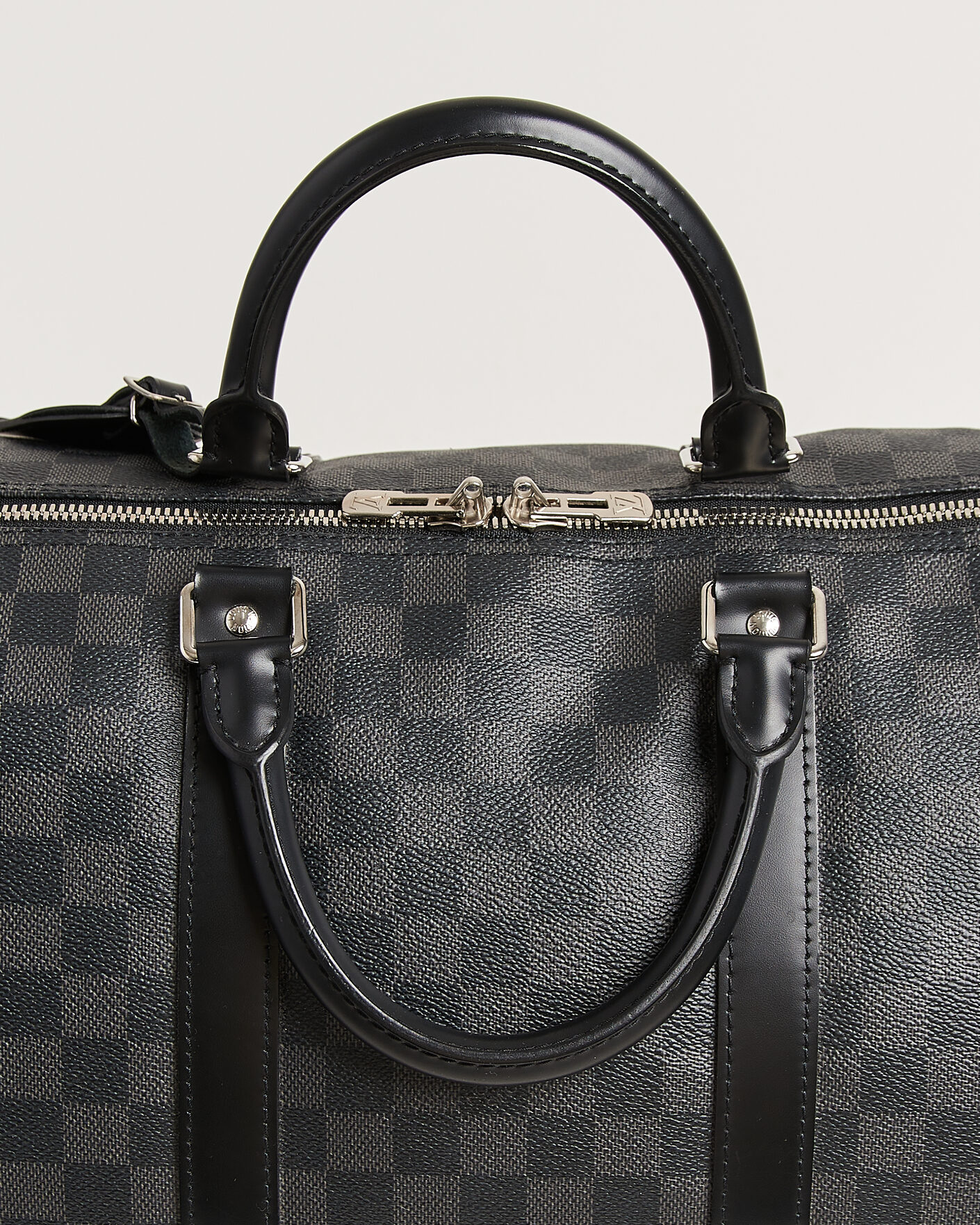 Herren | Pre-Owned & Vintage Bags | Louis Vuitton Pre-Owned | Keepall 55 Bandouliére Damier Graphite