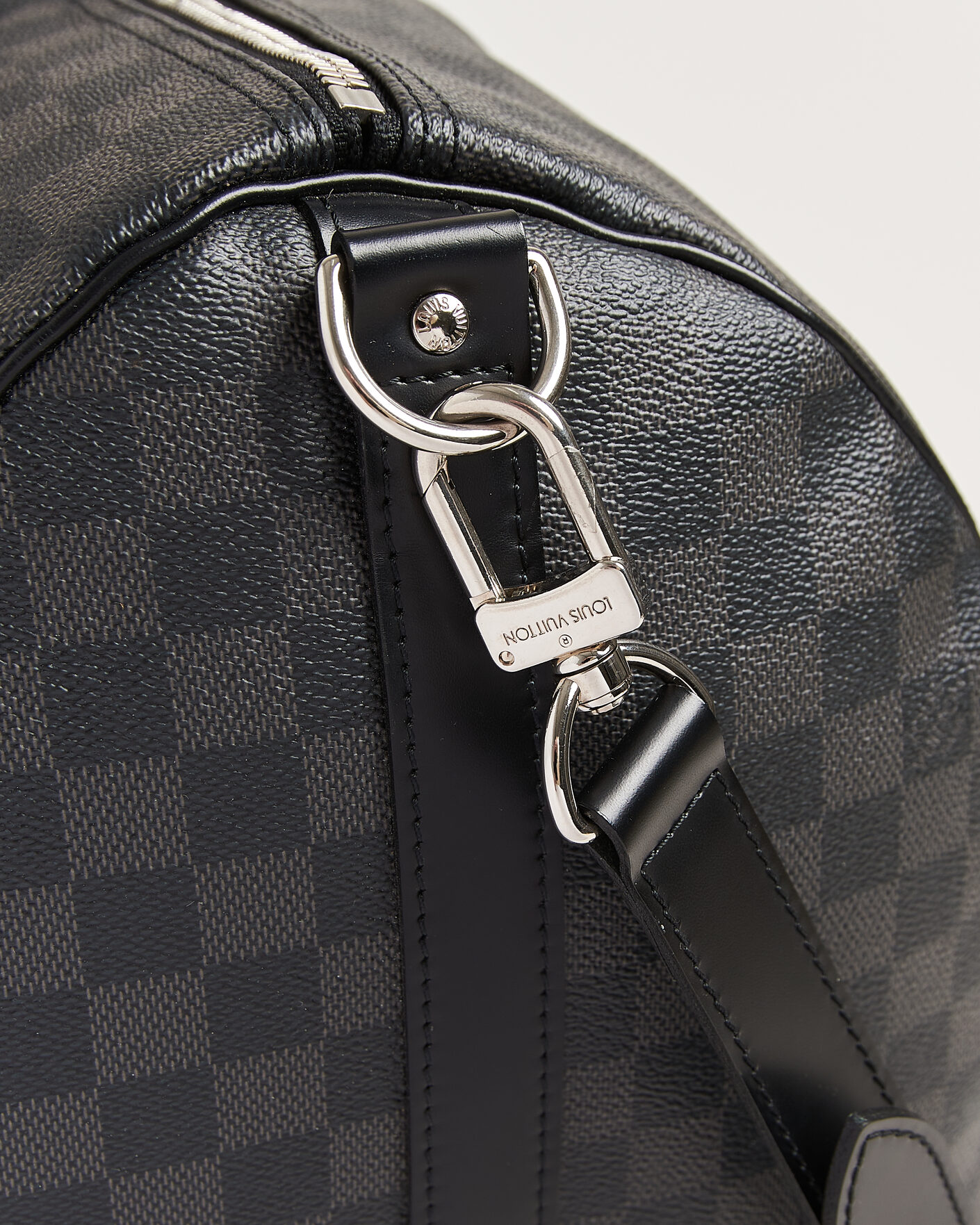 Herren | Pre-Owned & Vintage Bags | Louis Vuitton Pre-Owned | Keepall 55 Bandouliére Damier Graphite