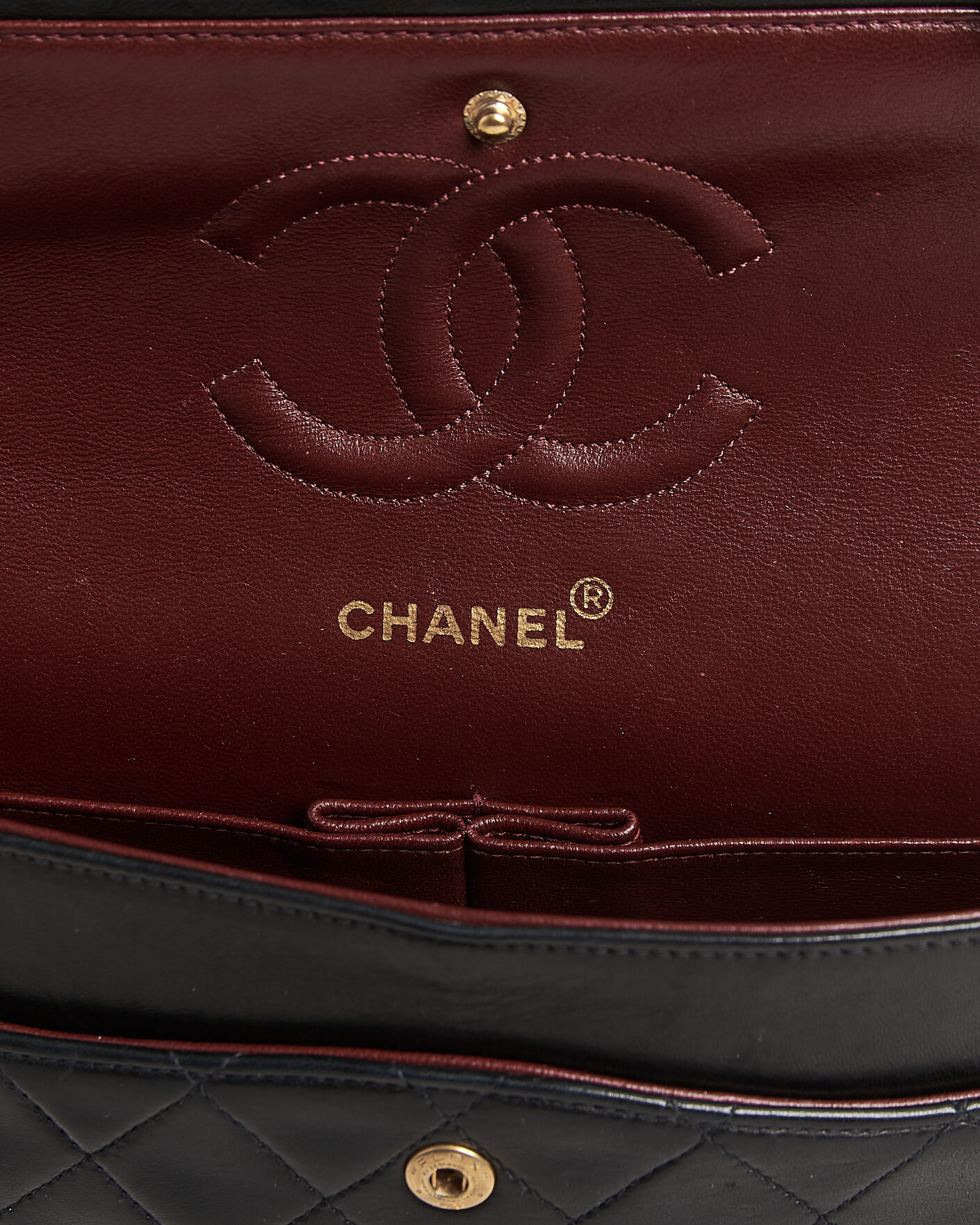 Herren | Pre-Owned & Vintage Bags | Chanel Pre-Owned | Classic Medium Double Flap Bag Black