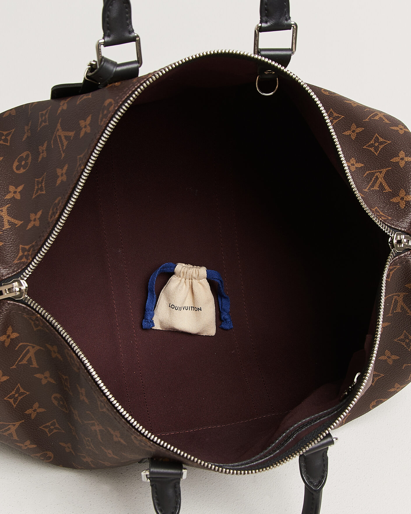 Herren | Pre-Owned & Vintage Bags | Louis Vuitton Pre-Owned | Keepall 45 Bandouliére Monogram Macassar