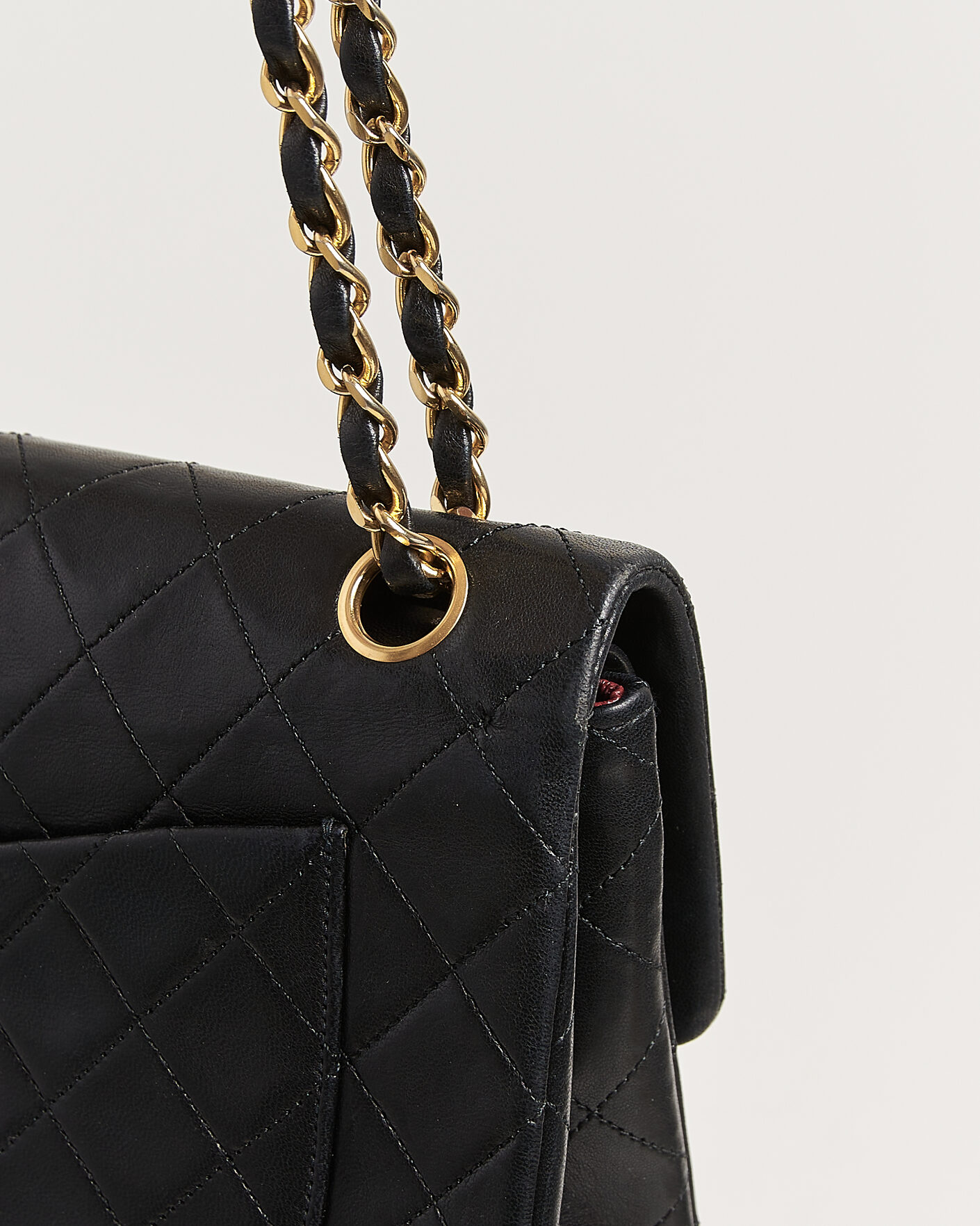 Herren | Chanel Pre-Owned Classic Small Double Flap Bag Black | Chanel Pre-Owned | Classic Small Double Flap Bag Black