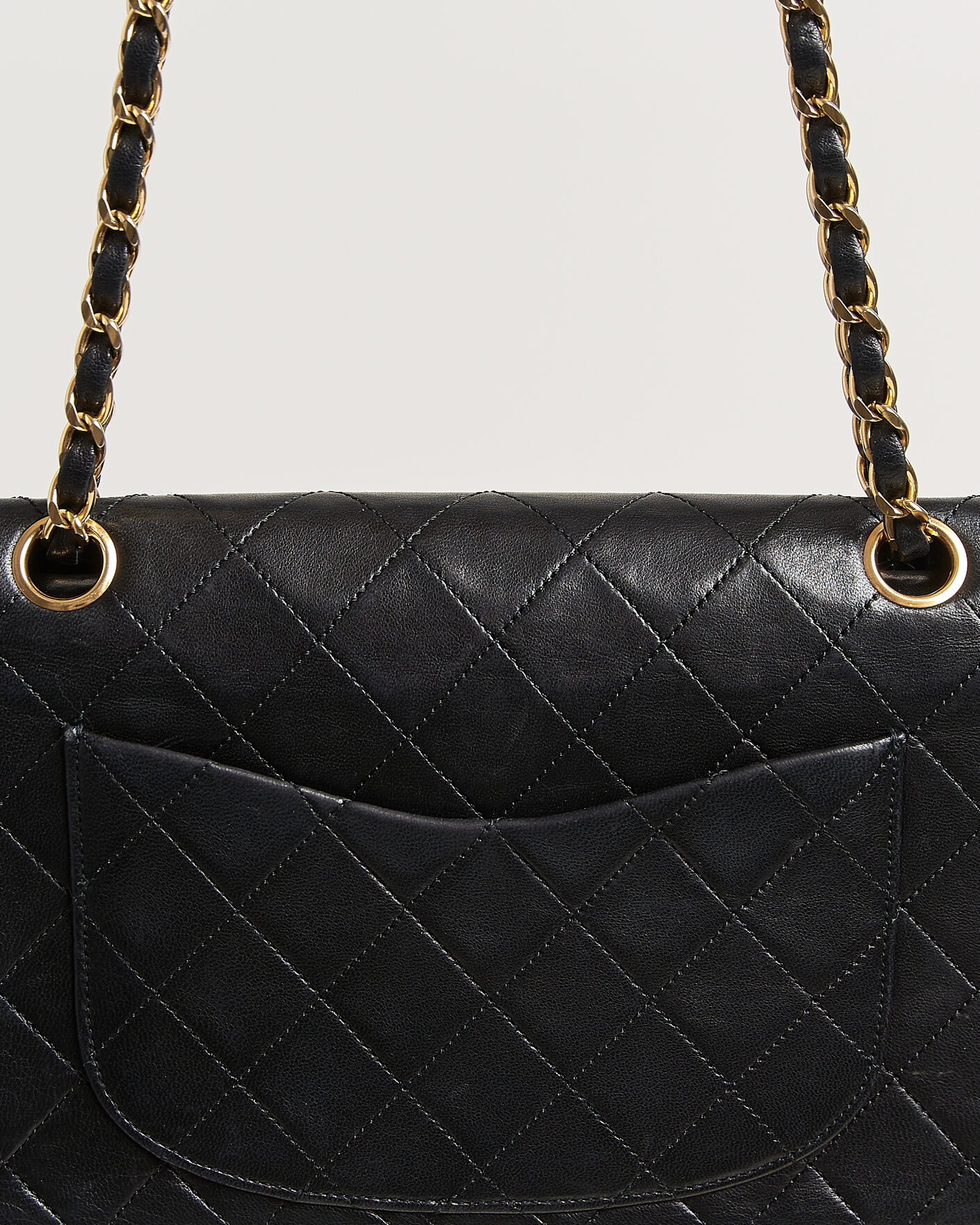 Herren | Chanel Pre-Owned Classic Small Double Flap Bag Black | Chanel Pre-Owned | Classic Small Double Flap Bag Black