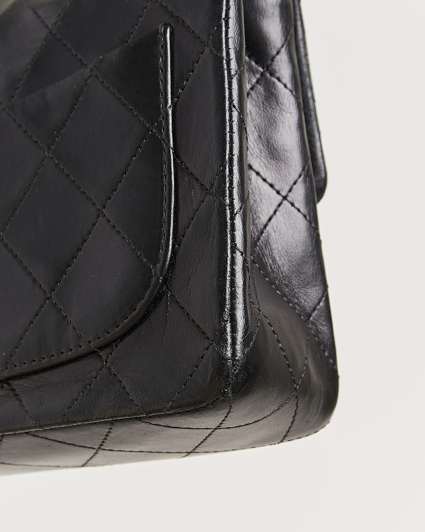 Herren | Pre-Owned & Vintage Bags | Chanel Pre-Owned | Classic Mini Single Flap Square Bag Black