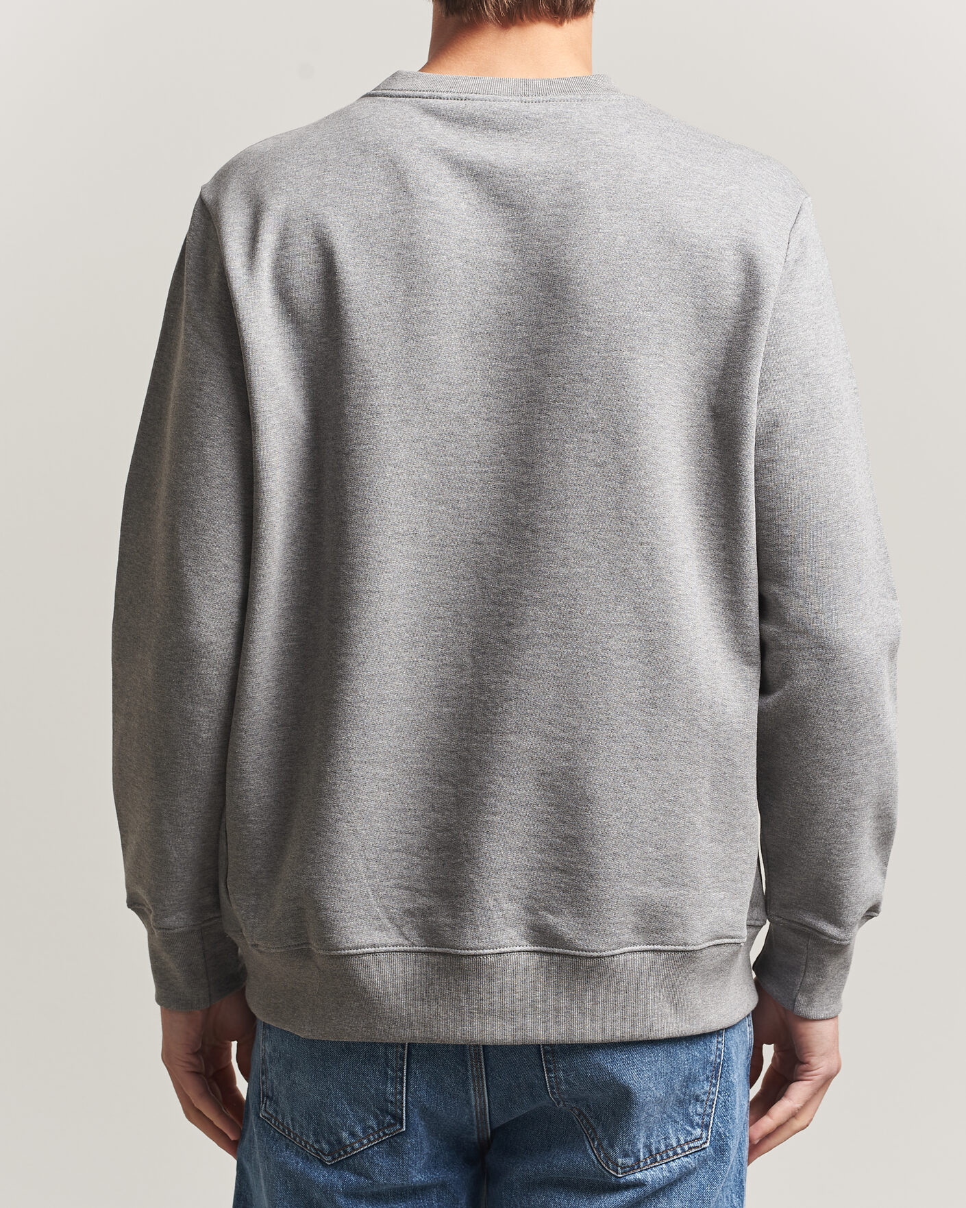 Herren | Pullover | PS Paul Smith | Zebra Organic Cotton Sweatshirt Grey Melange
