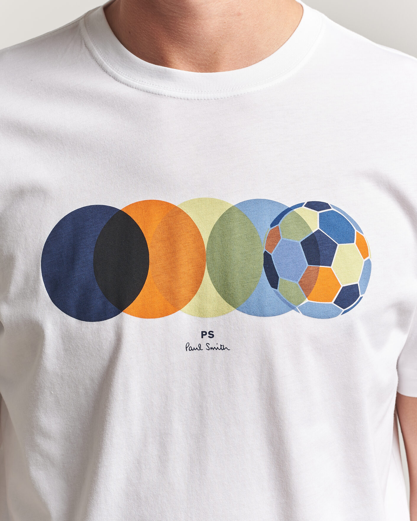 Herren | T-Shirts | PS Paul Smith | Football Crew Neck T-Shirt White