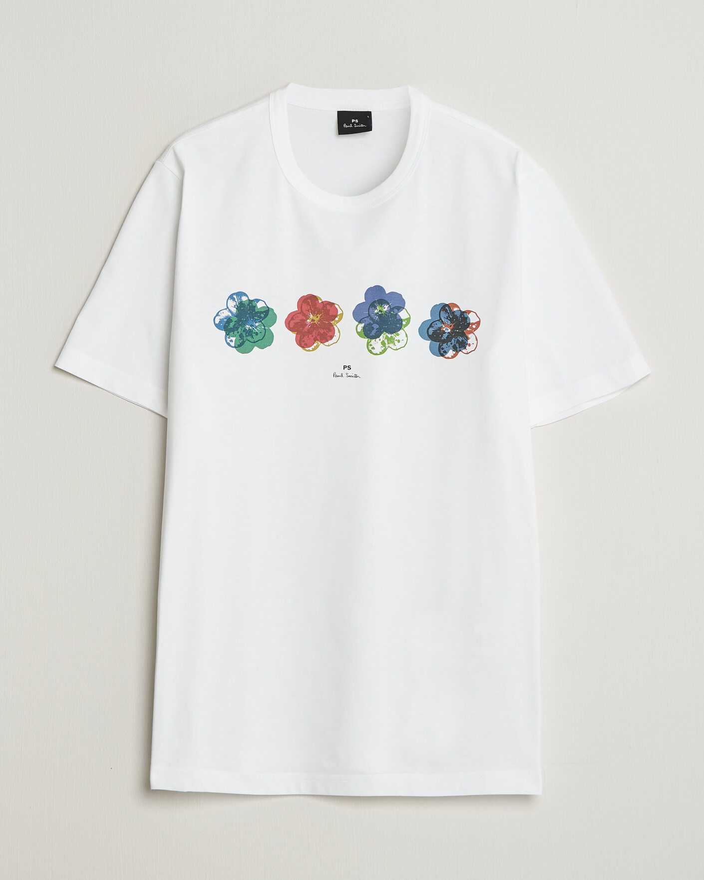 Herren | T-Shirts | PS Paul Smith | Flower Crew Neck T-Shirt White