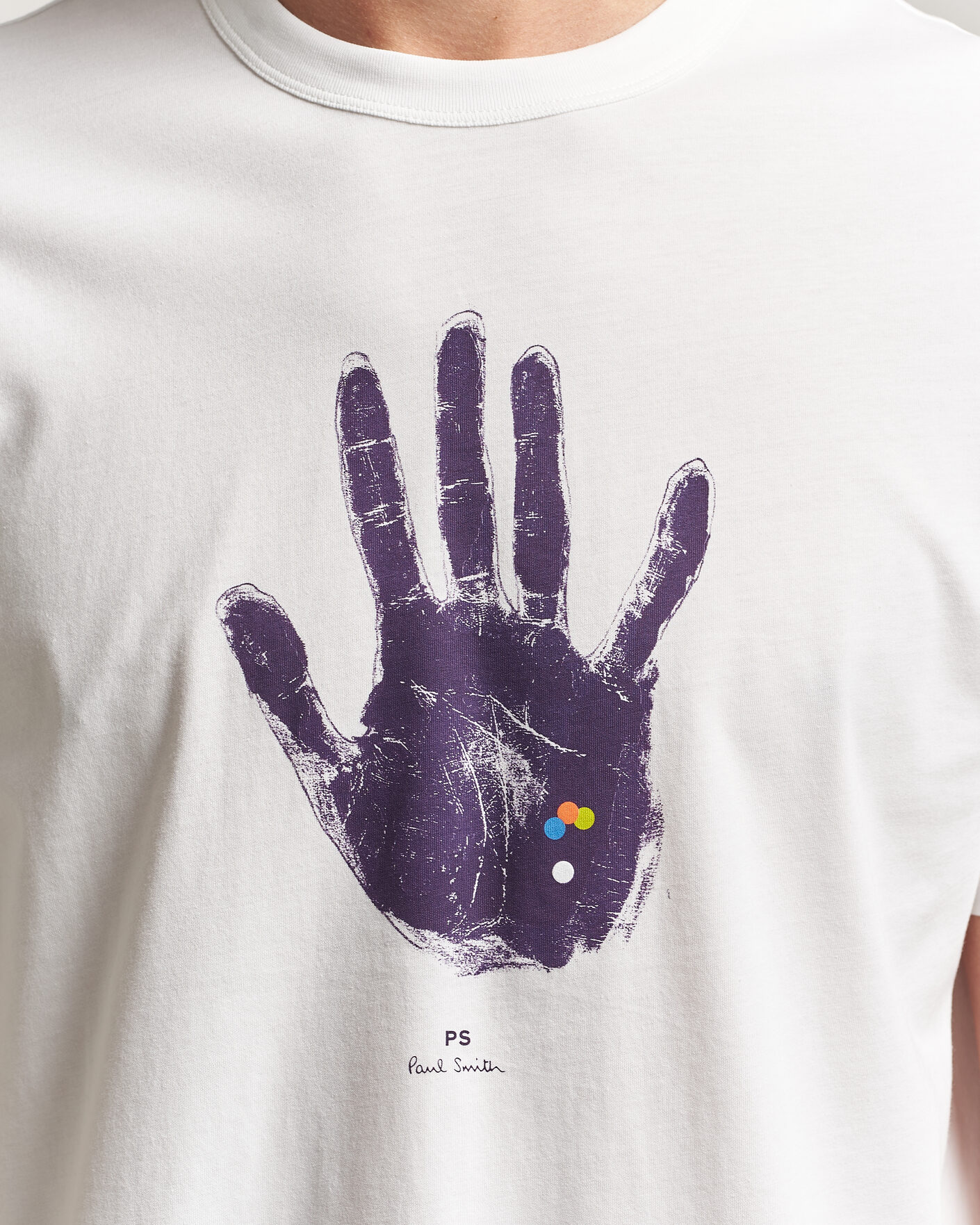 Herren | T-Shirts | PS Paul Smith | Hand Crew Neck T-Shirt White