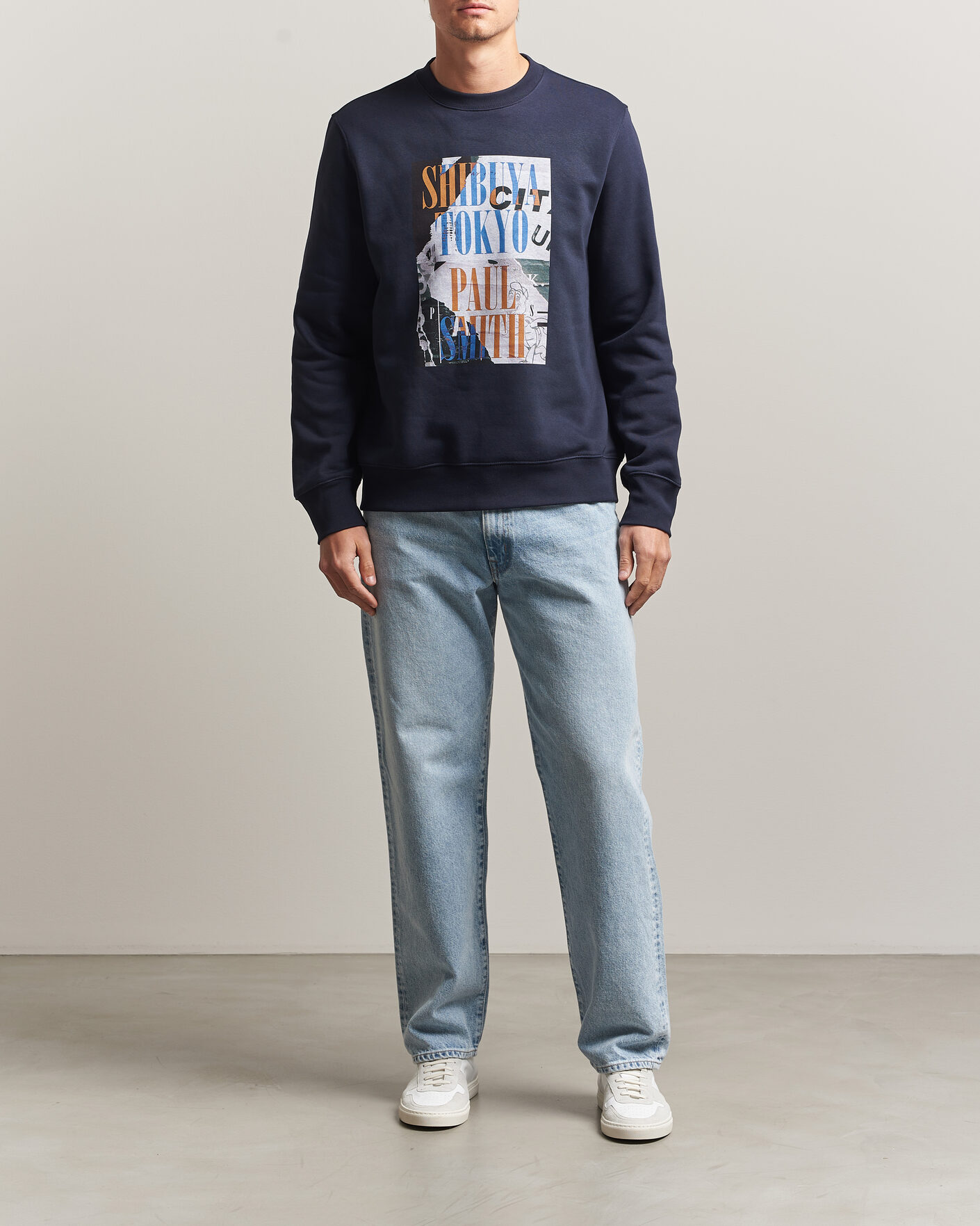 Herren | Pullover | PS Paul Smith | Shibuya Tokyo Crew Neck Sweatshirt Navy