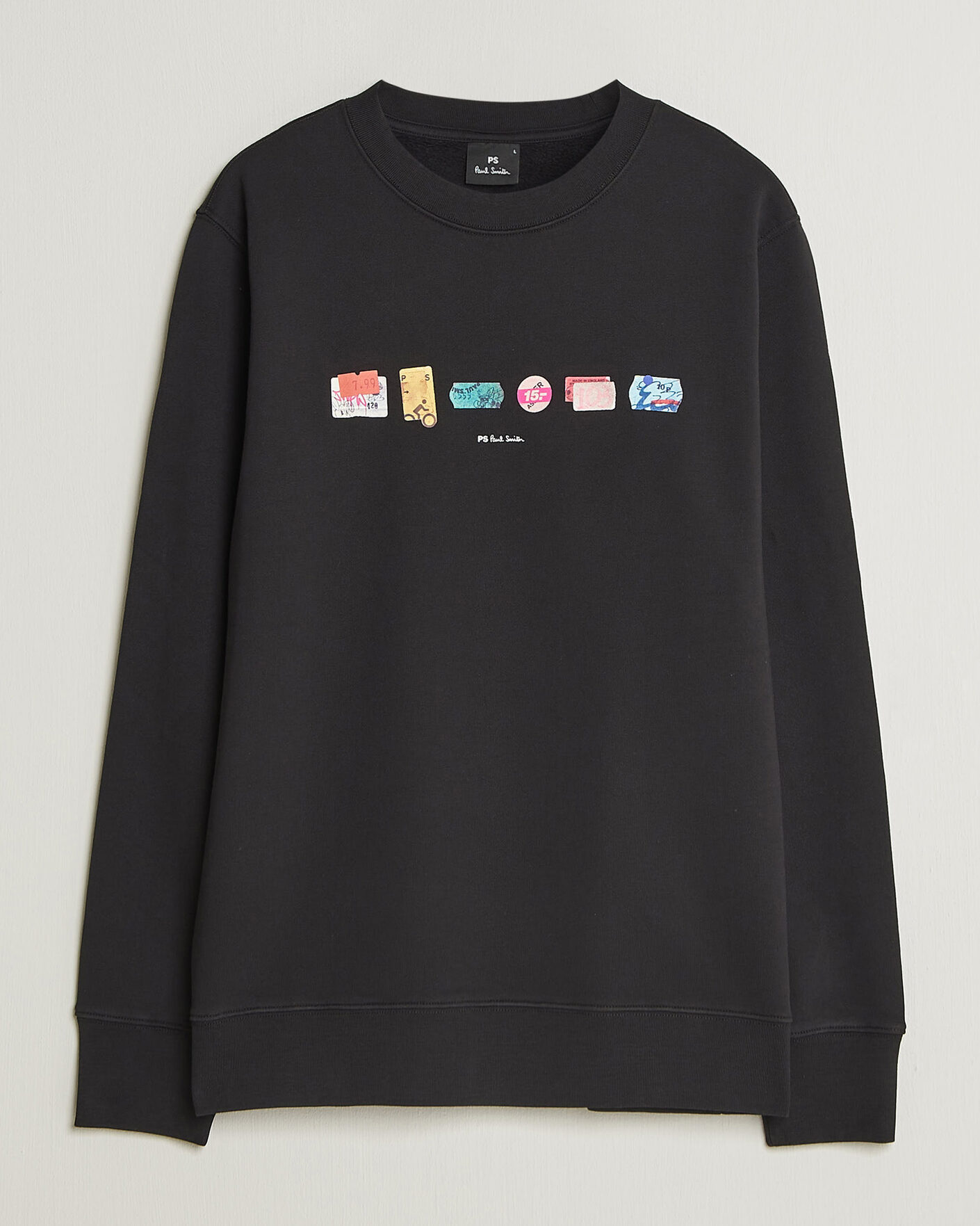 Herren | Pullover | PS Paul Smith | In A Row Crew Neck Sweatshirt Black