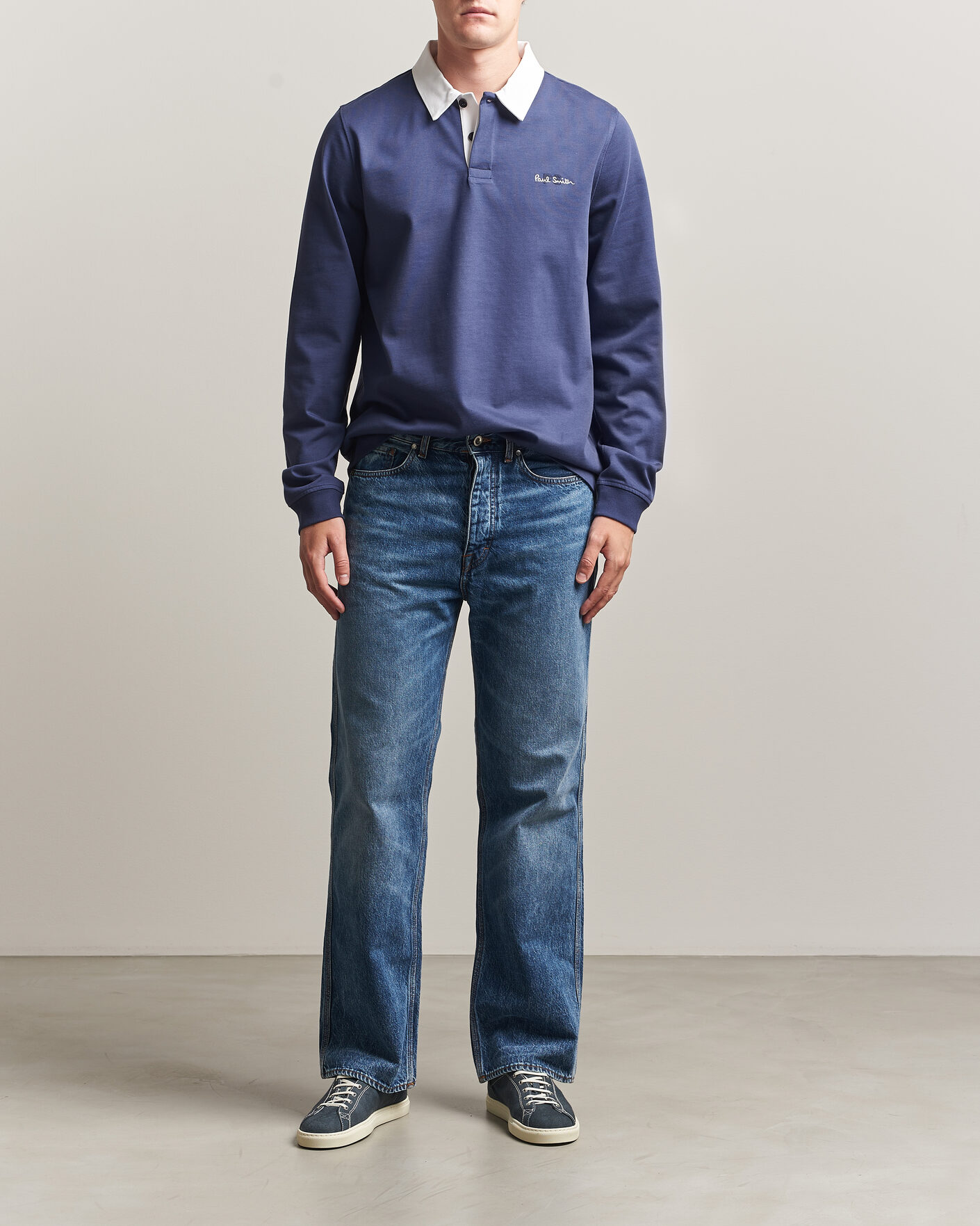 Herren | Pullover | PS Paul Smith | Organic Cotton Rugger Blue