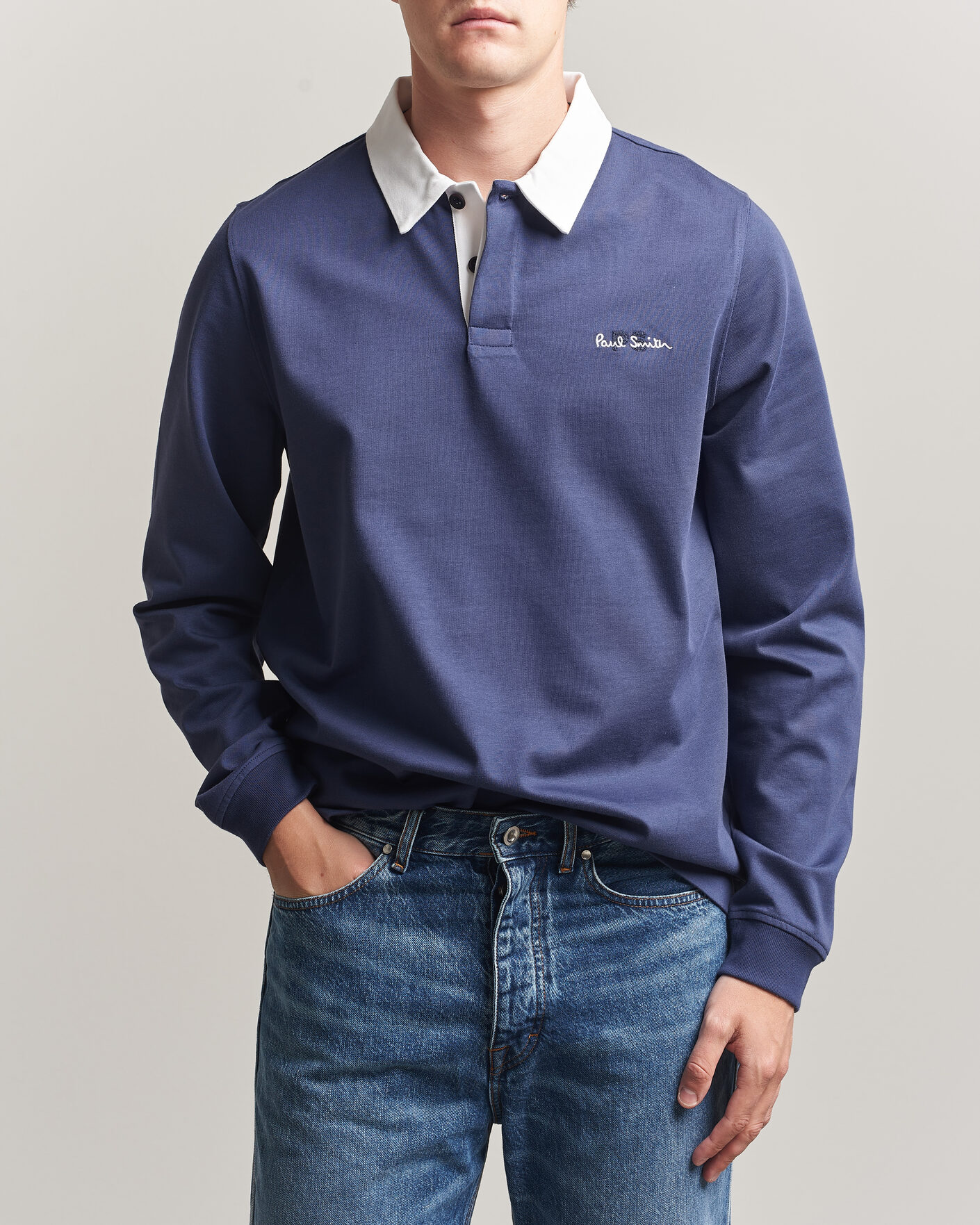 Herren | Pullover | PS Paul Smith | Organic Cotton Rugger Blue