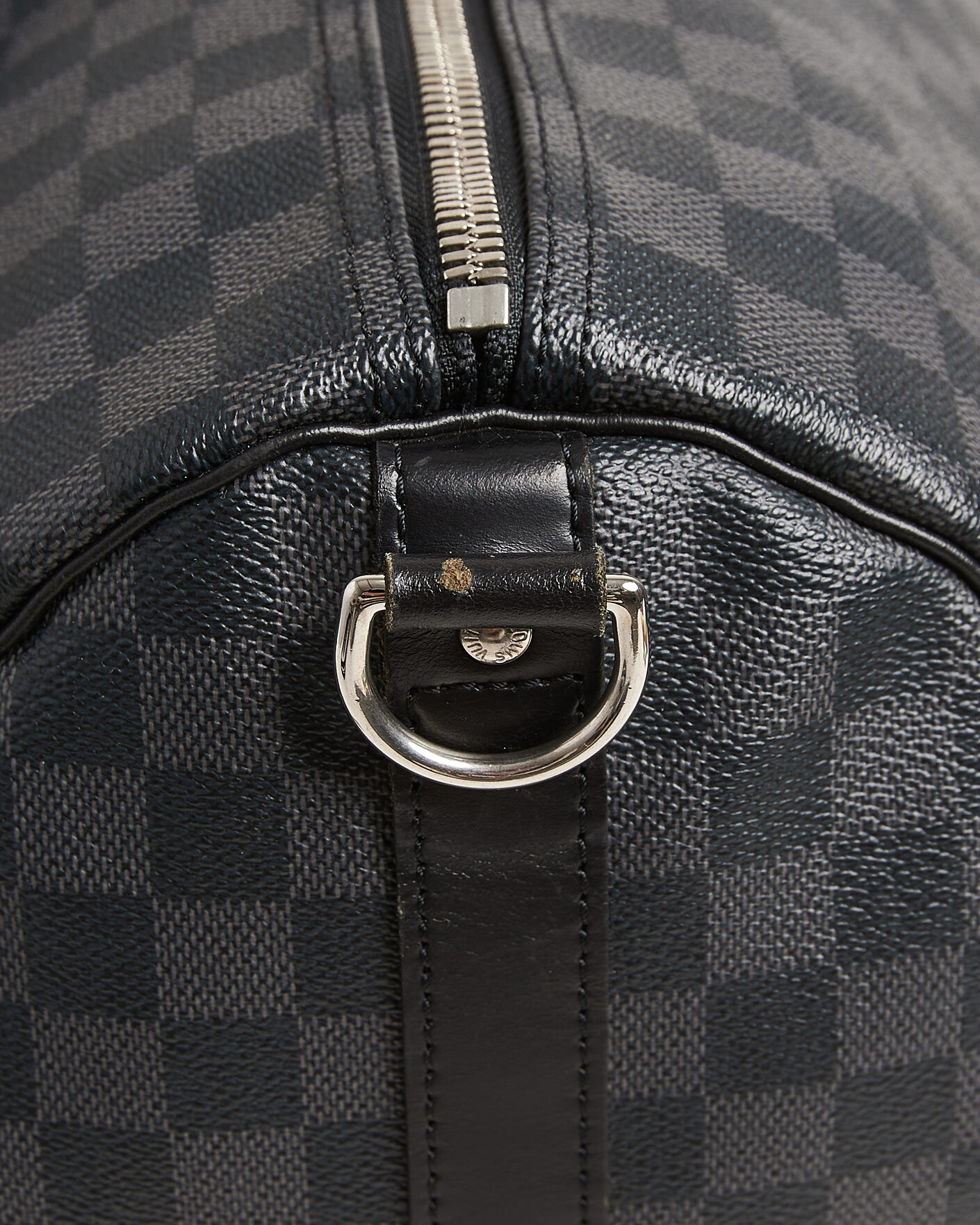 Herren | Pre-Owned & Vintage Bags | Louis Vuitton Pre-Owned | Keepall 55 Bandouliére Damier Graphite