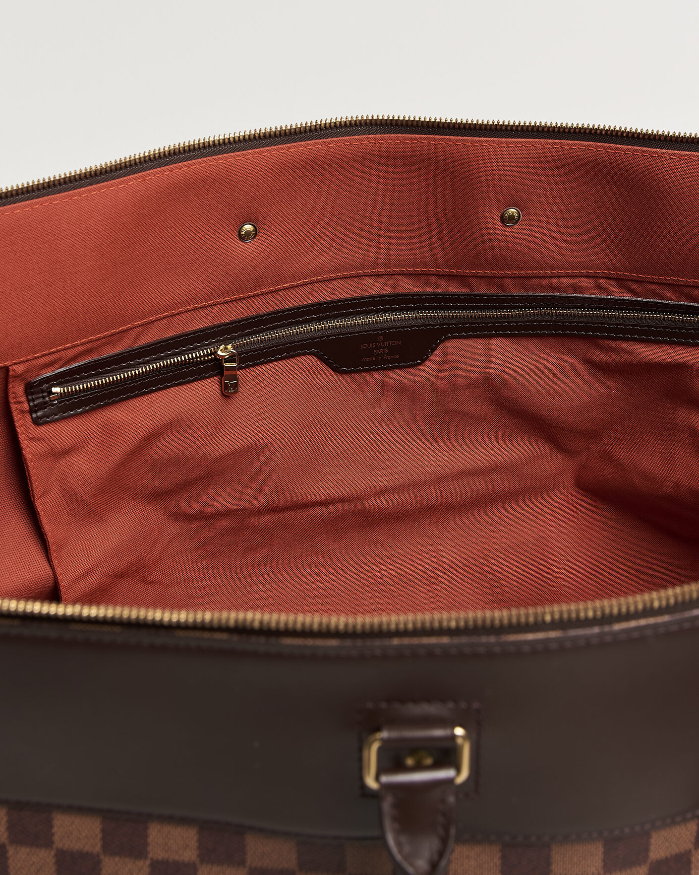 Herren | Pre-Owned & Vintage Bags | Louis Vuitton Pre-Owned | Greenwich GM Travel Bag Damier Ebene