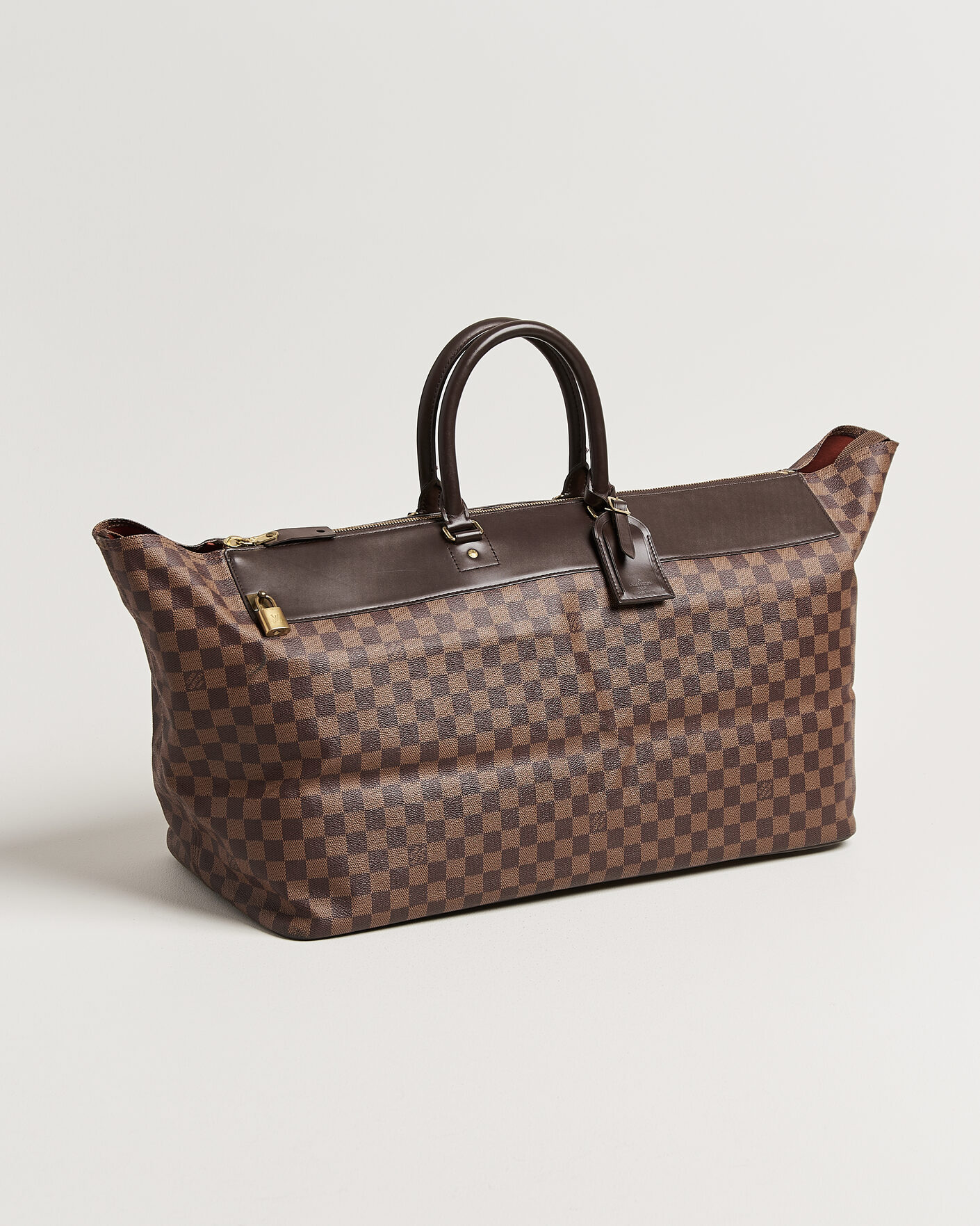 Herren | Pre-Owned & Vintage Bags | Louis Vuitton Pre-Owned | Greenwich GM Travel Bag Damier Ebene