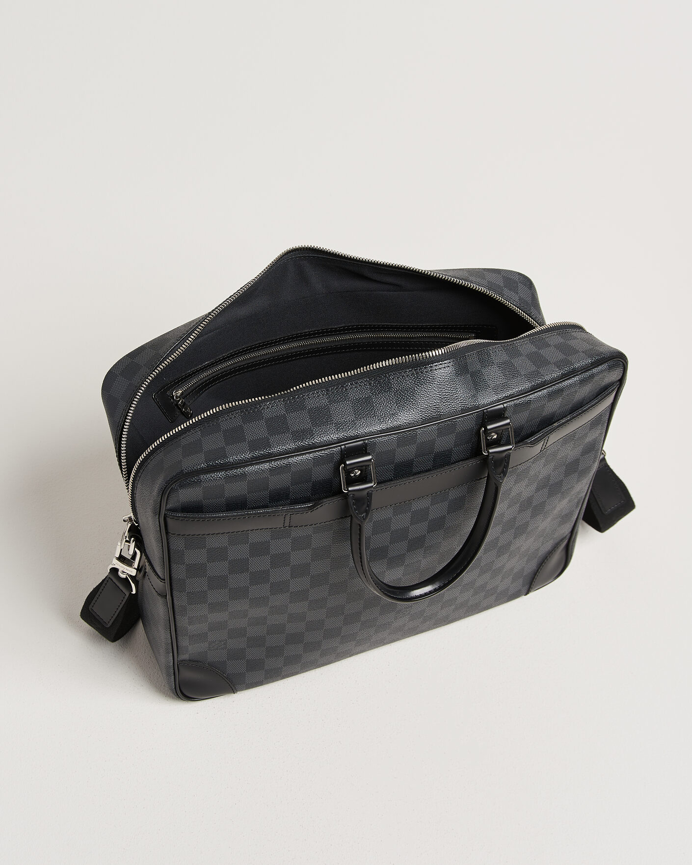 Herren | Pre-Owned & Vintage Bags | Louis Vuitton Pre-Owned | Porte Documents Voyage Damier Graphite
