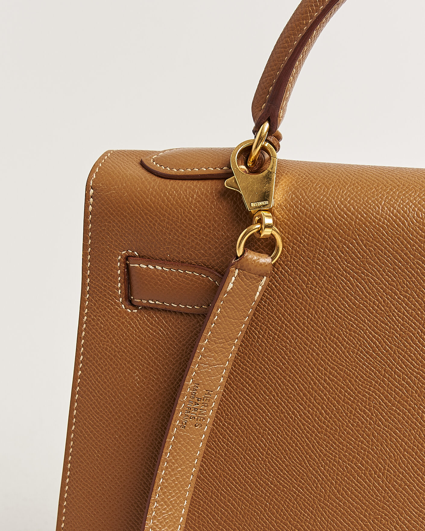 Herren | Pre-Owned & Vintage Bags | Hermès Pre-Owned | Kelly 32 Courchevel Leather Gold