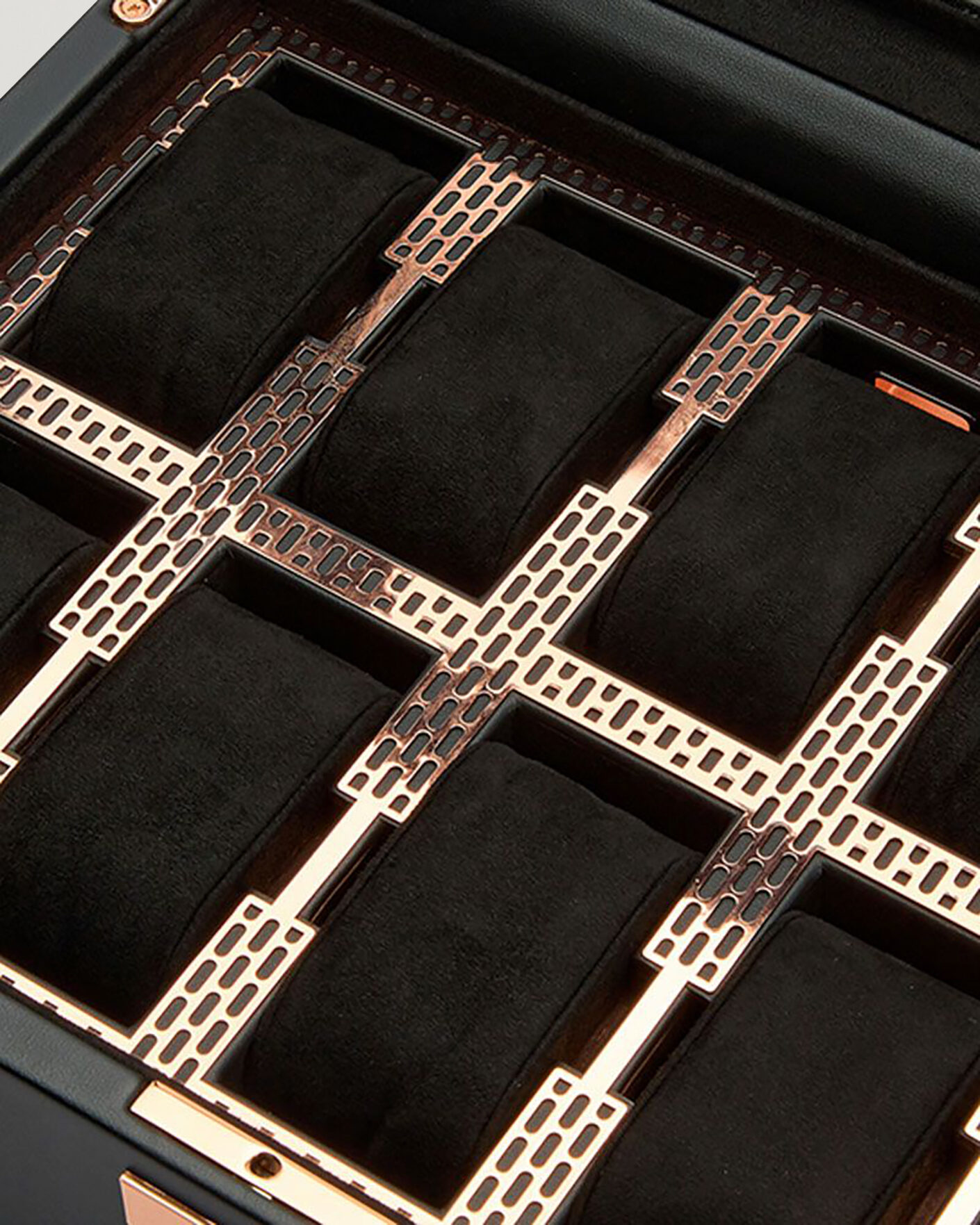 Herren | Uhren- und Schmuckkasten | WOLF | Axis 10-Piece Watch Box Copper