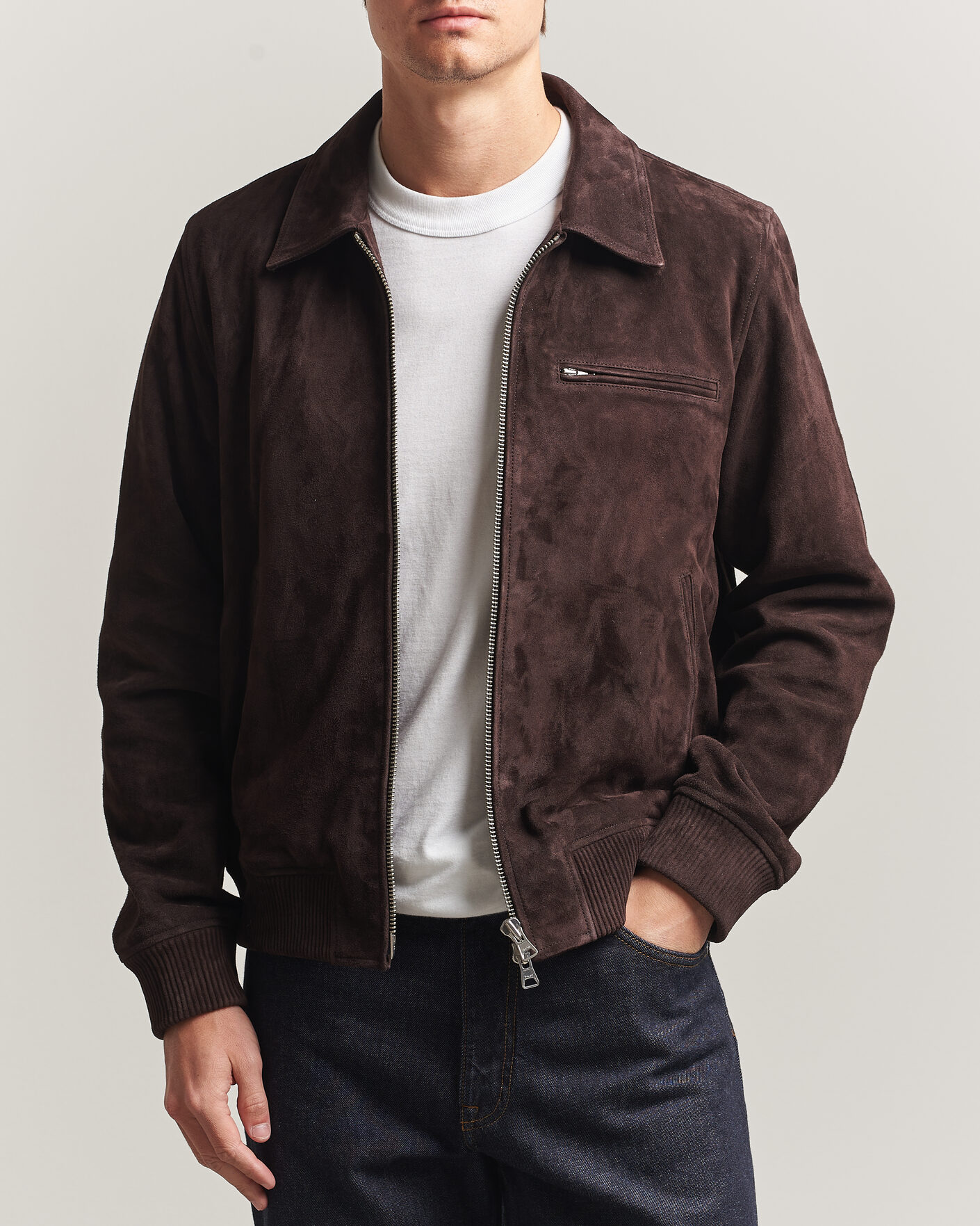 Herren | Jacken | NN07 | Owen Suede Jacket Dusky Port