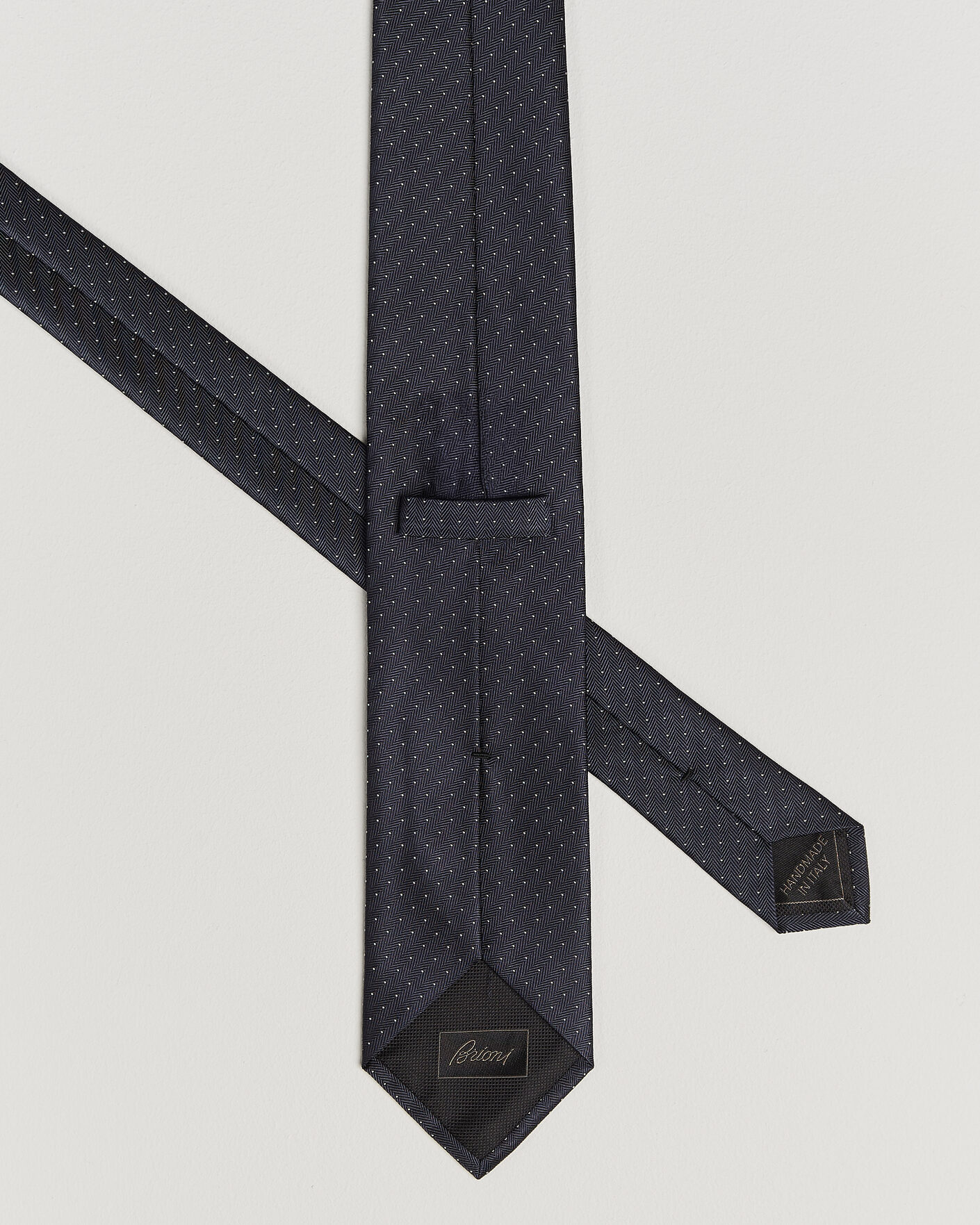 Herren | Krawatten | Brioni | Jacquard Dot Silk Tie Navy