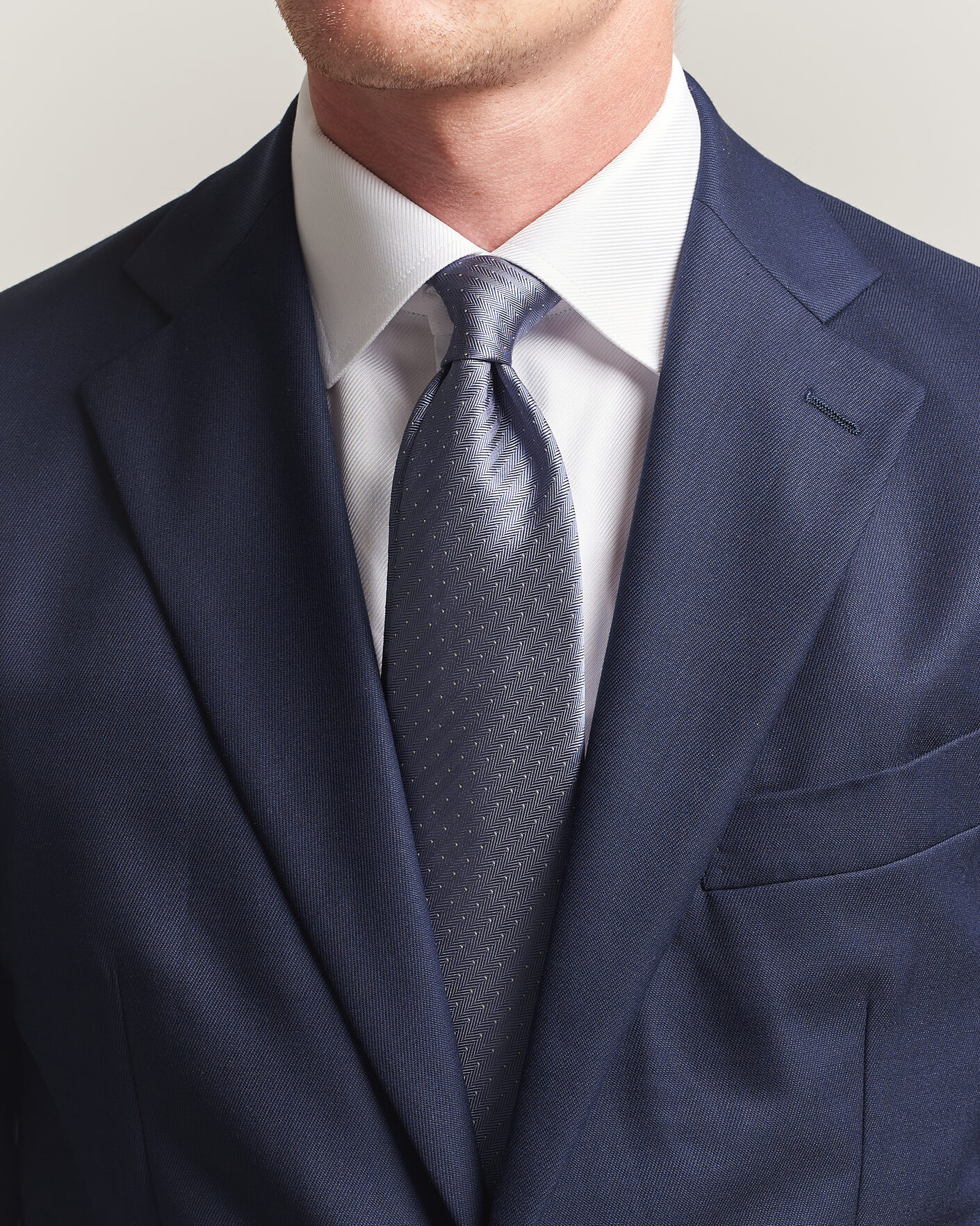 Herren | Krawatten | Brioni | Jacquard Dot Silk Tie Light Blue
