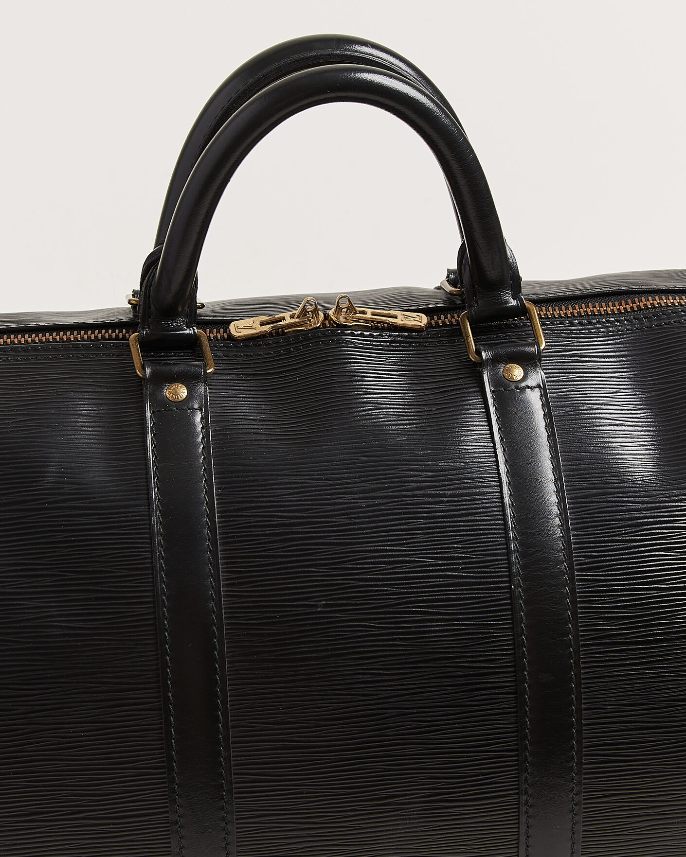 Herren | Pre-Owned & Vintage Bags | Louis Vuitton Pre-Owned | Keepall 55 Epi Leather Black