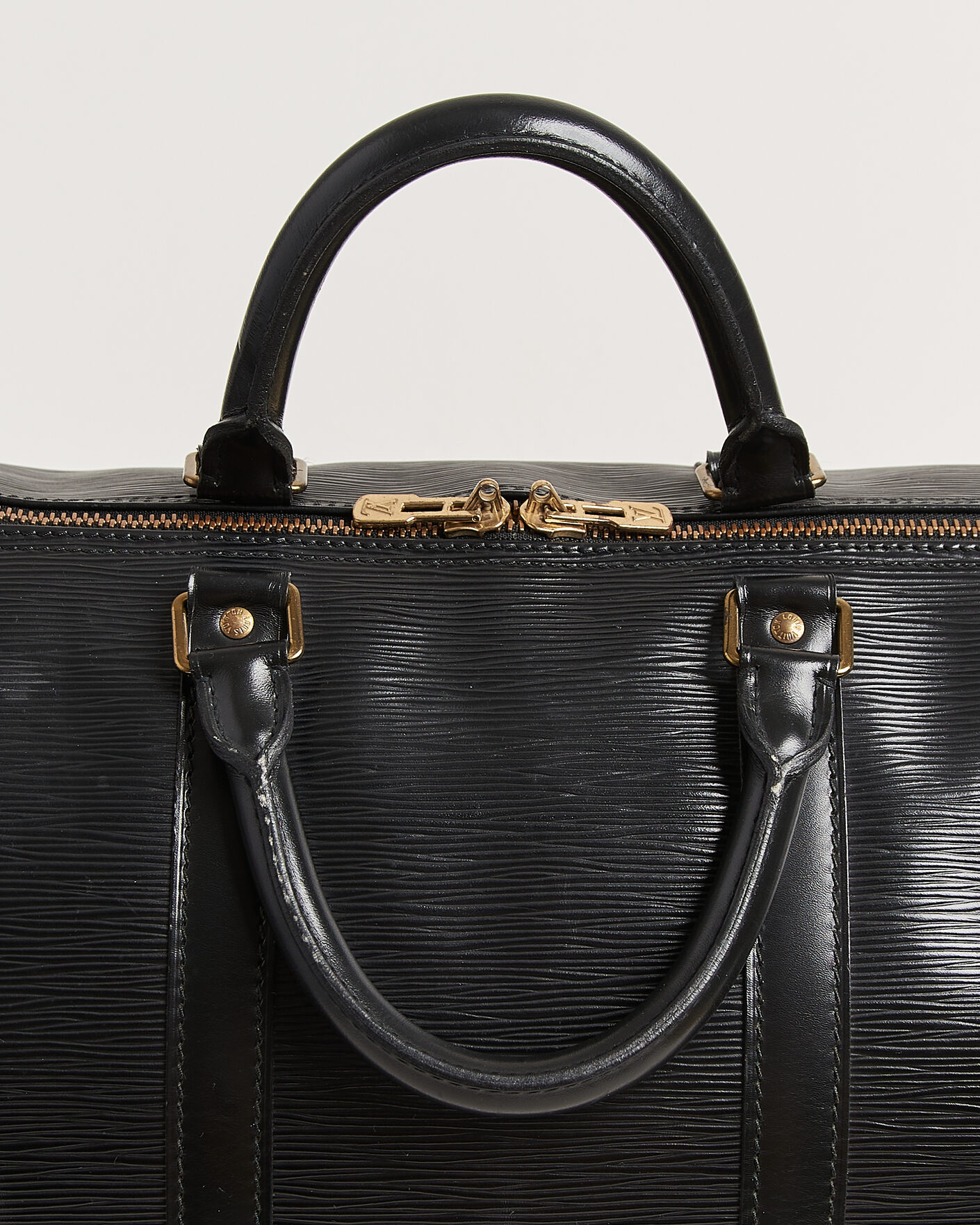 Herren | Pre-Owned & Vintage Bags | Louis Vuitton Pre-Owned | Keepall 55 Epi Leather Black