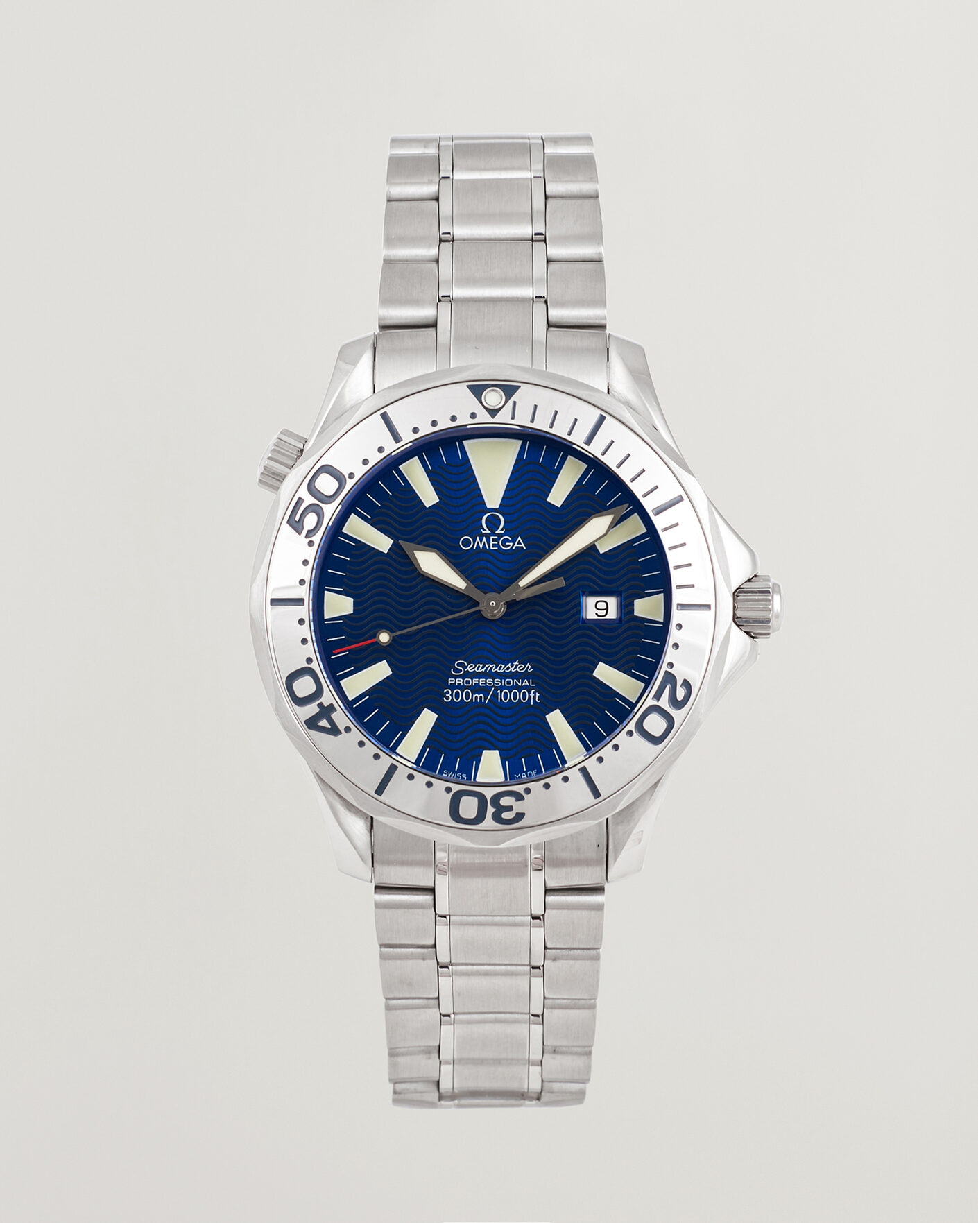 Herren | Pre-Owned & Vintage Watches | Omega Pre-Owned | Seamaster 300M Electric Blue