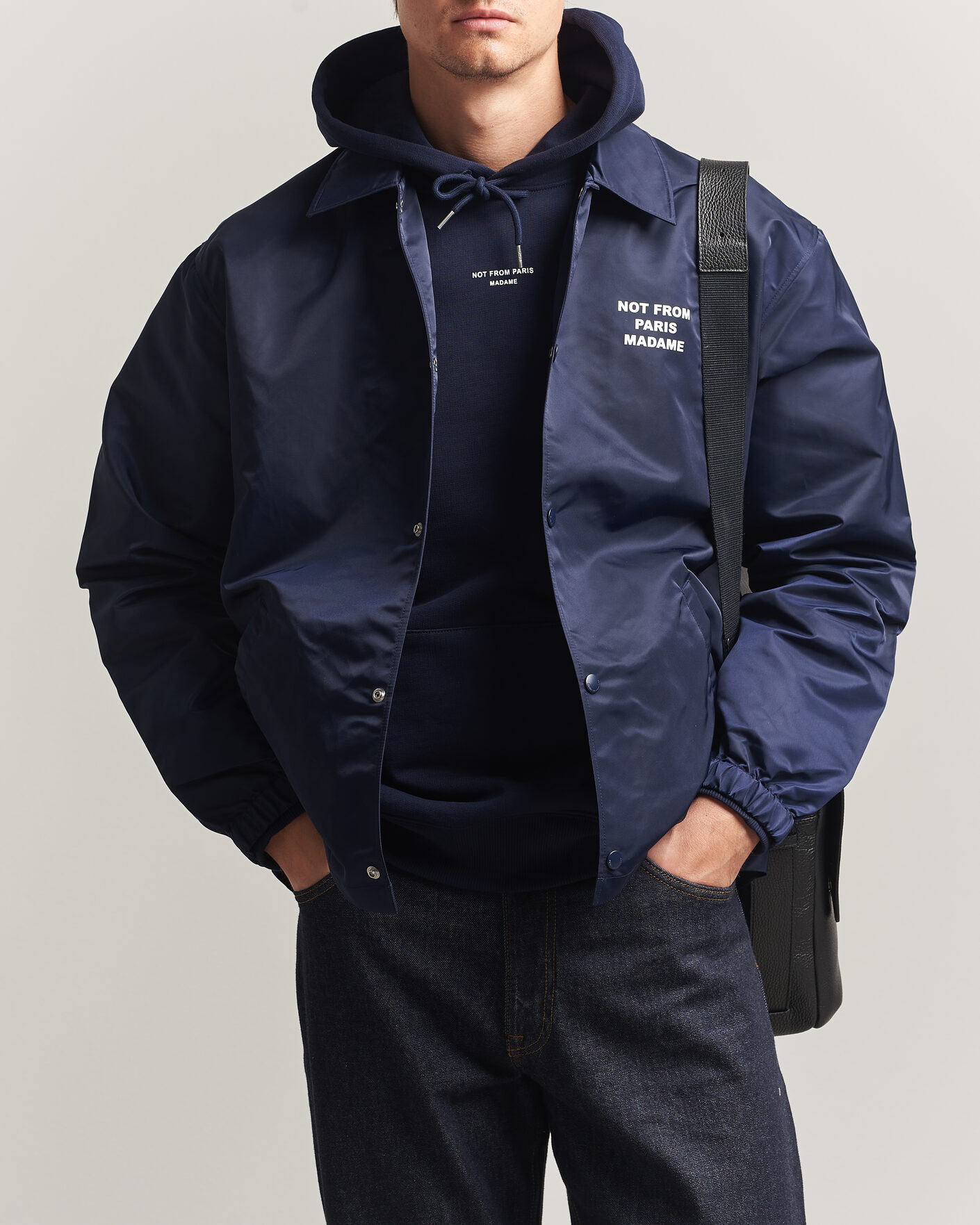 Herren | Jacken | Drôle de Monsieur | La Veste Slogan Jacket Navy