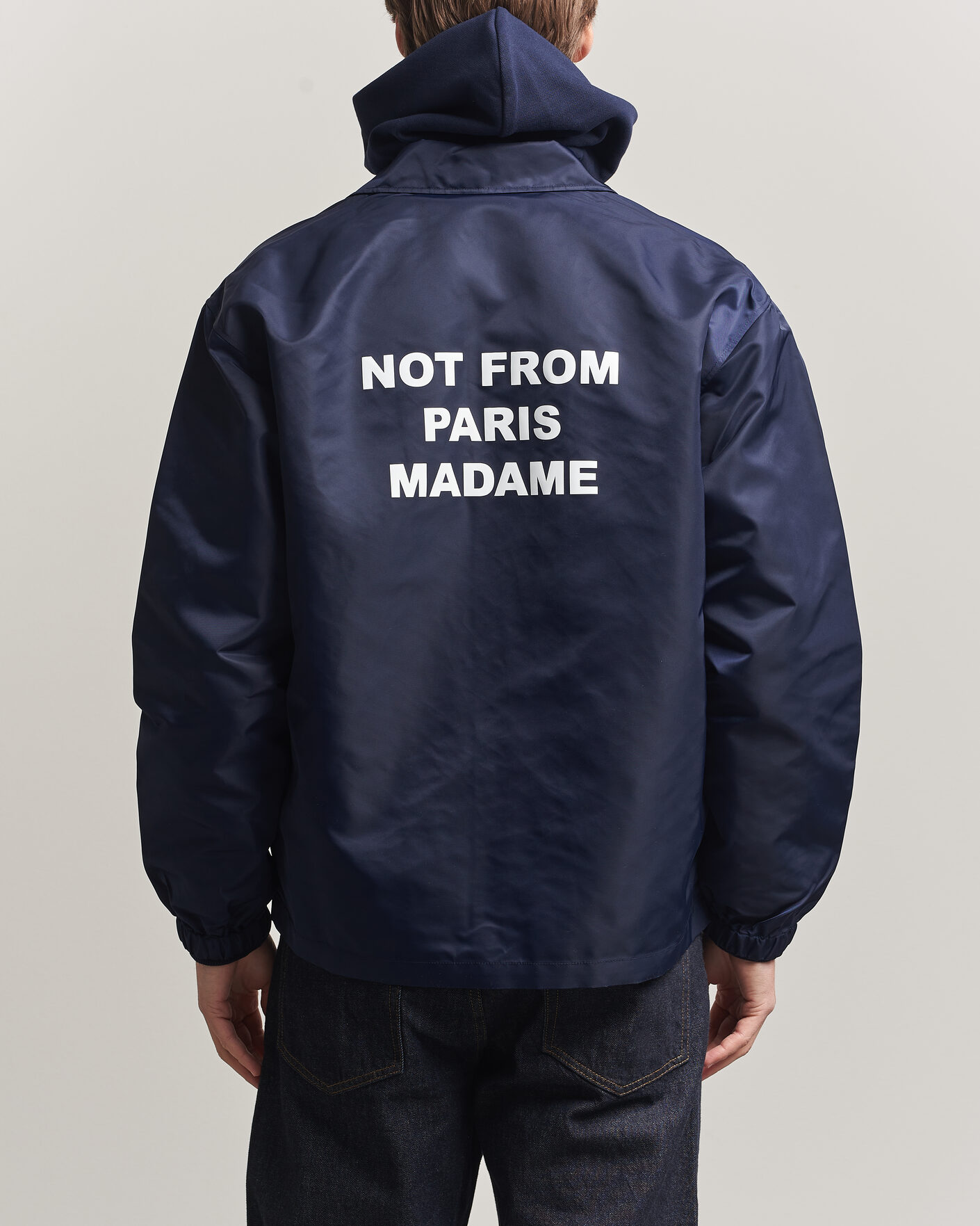 Herren | Jacken | Drôle de Monsieur | La Veste Slogan Jacket Navy