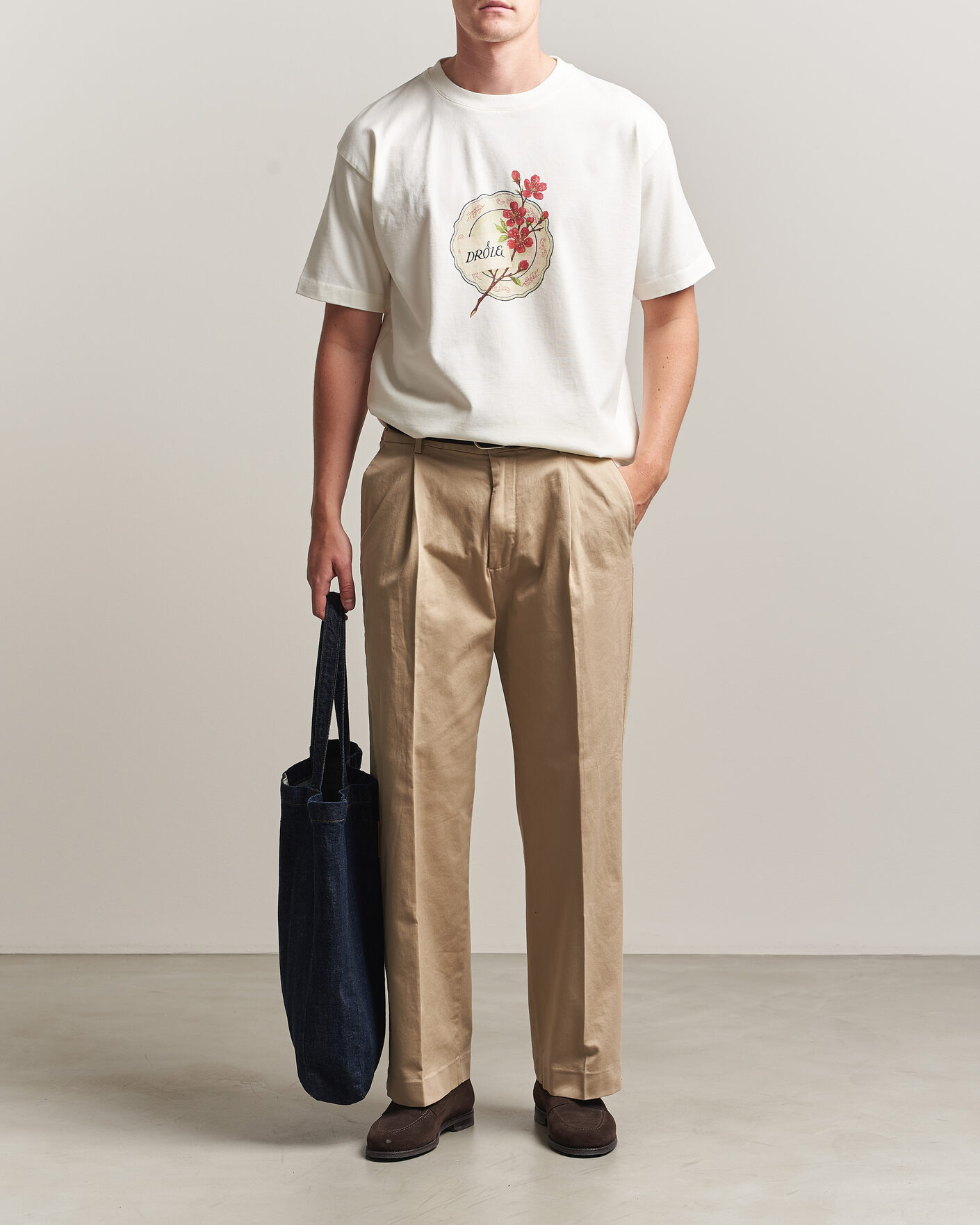 Herren | T-Shirts | Drôle de Monsieur | Porcelaine T-shirt Off White