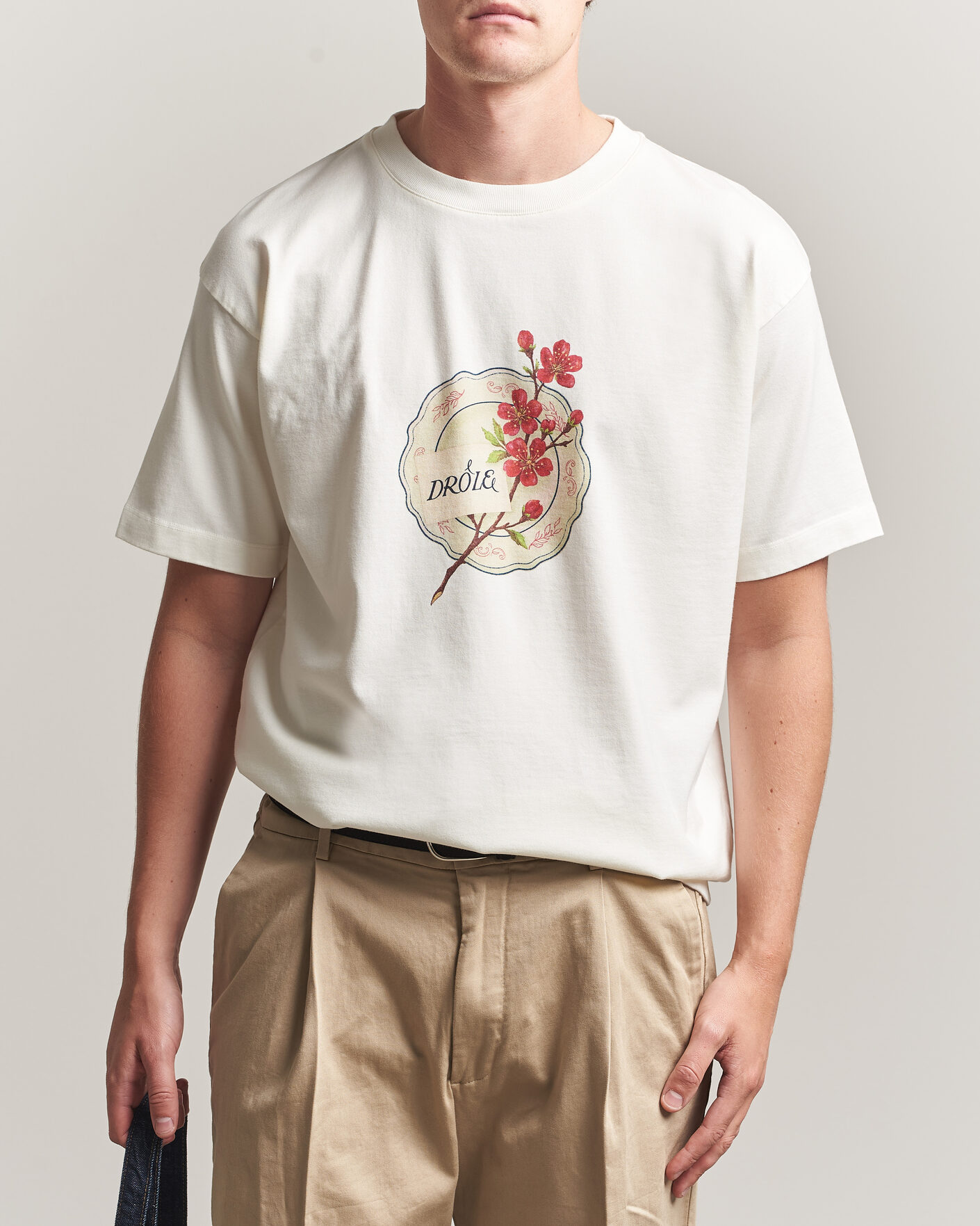 Herren | T-Shirts | Drôle de Monsieur | Porcelaine T-shirt Off White