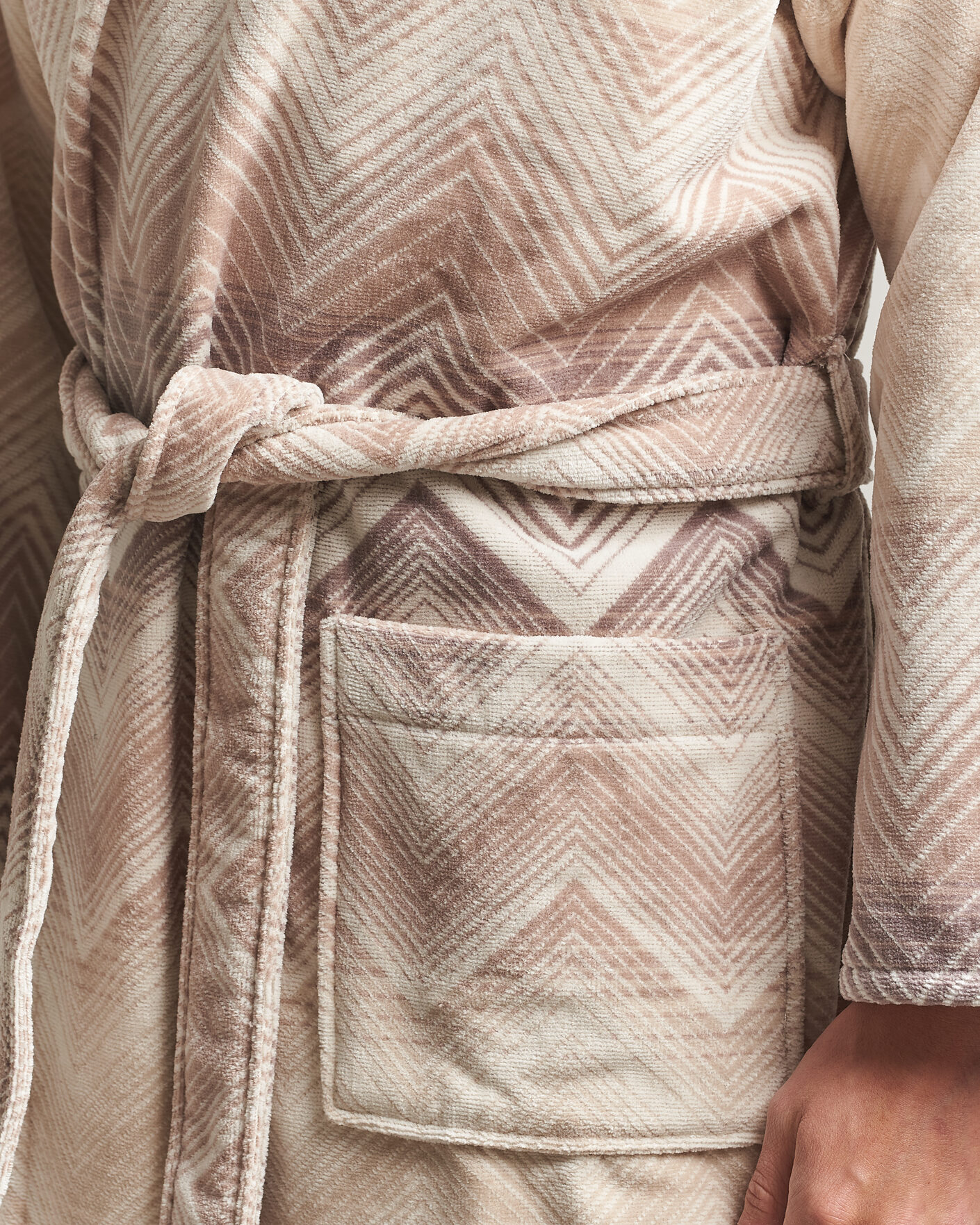 Herren | Schlafanzüge & Bademäntel | Missoni Home | Marea Hooded Bathrobe Beige