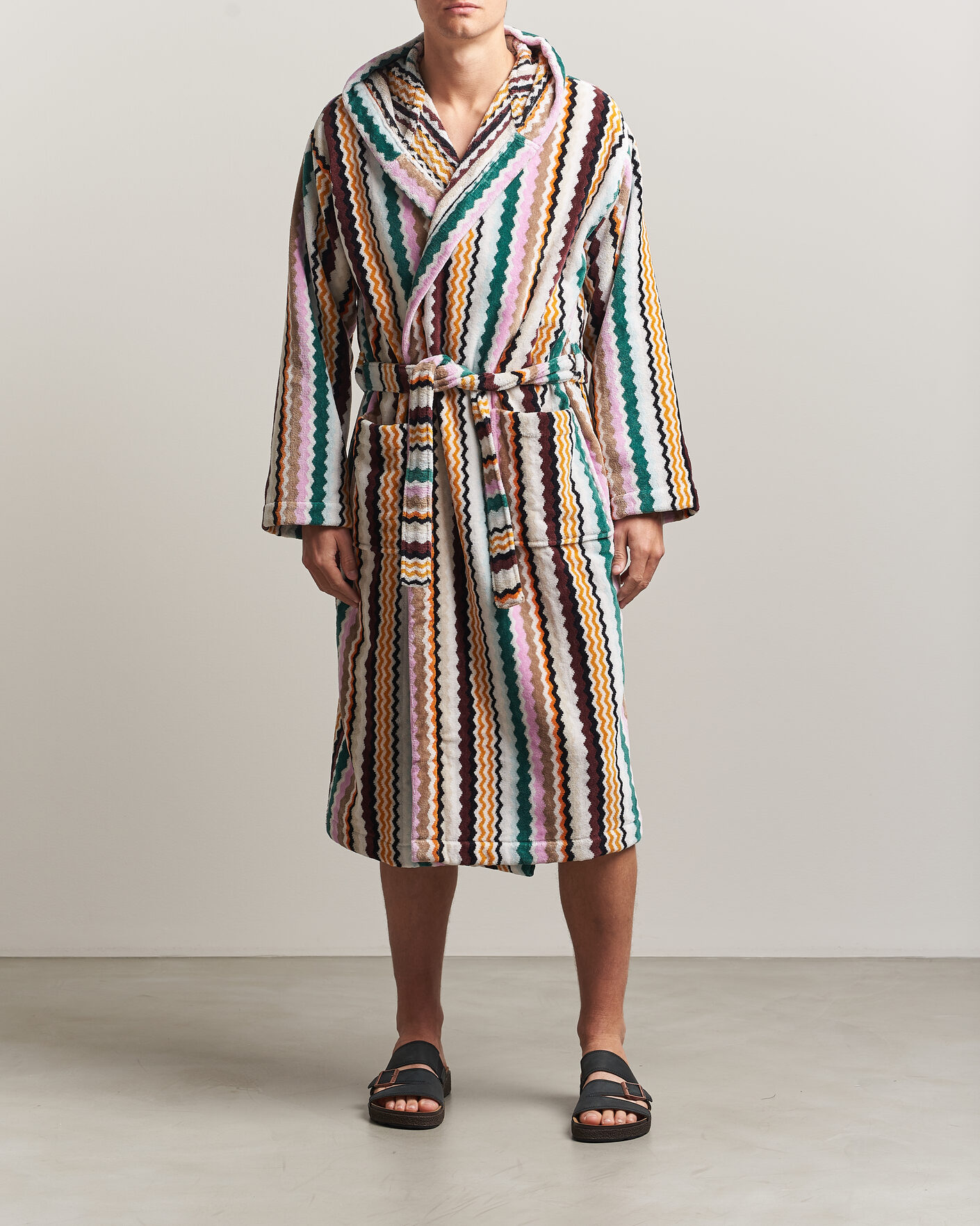 Herren | Schlafanzüge & Bademäntel | Missoni Home | Aura Hooded Bathrobe Multi