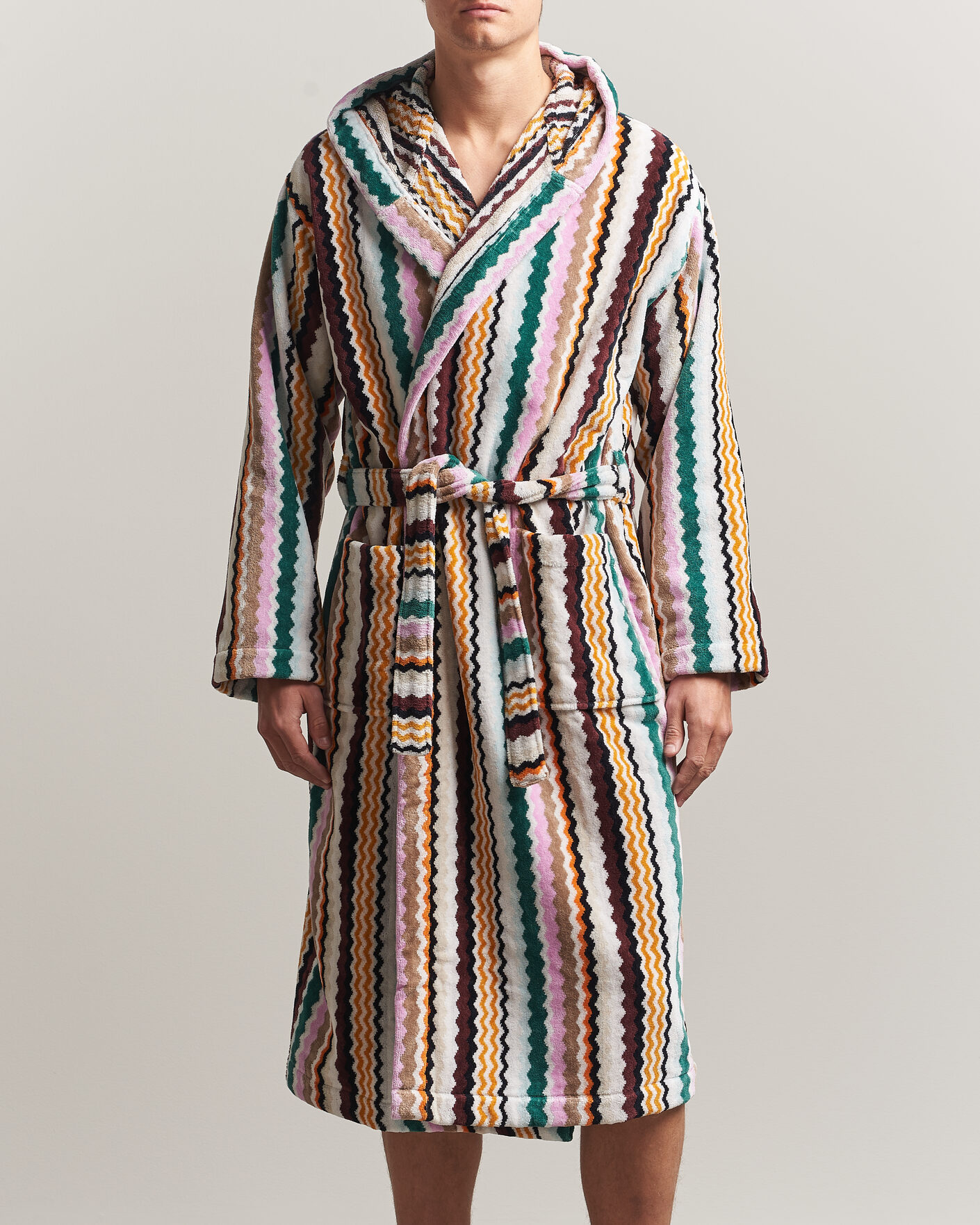 Herren | Schlafanzüge & Bademäntel | Missoni Home | Aura Hooded Bathrobe Multi